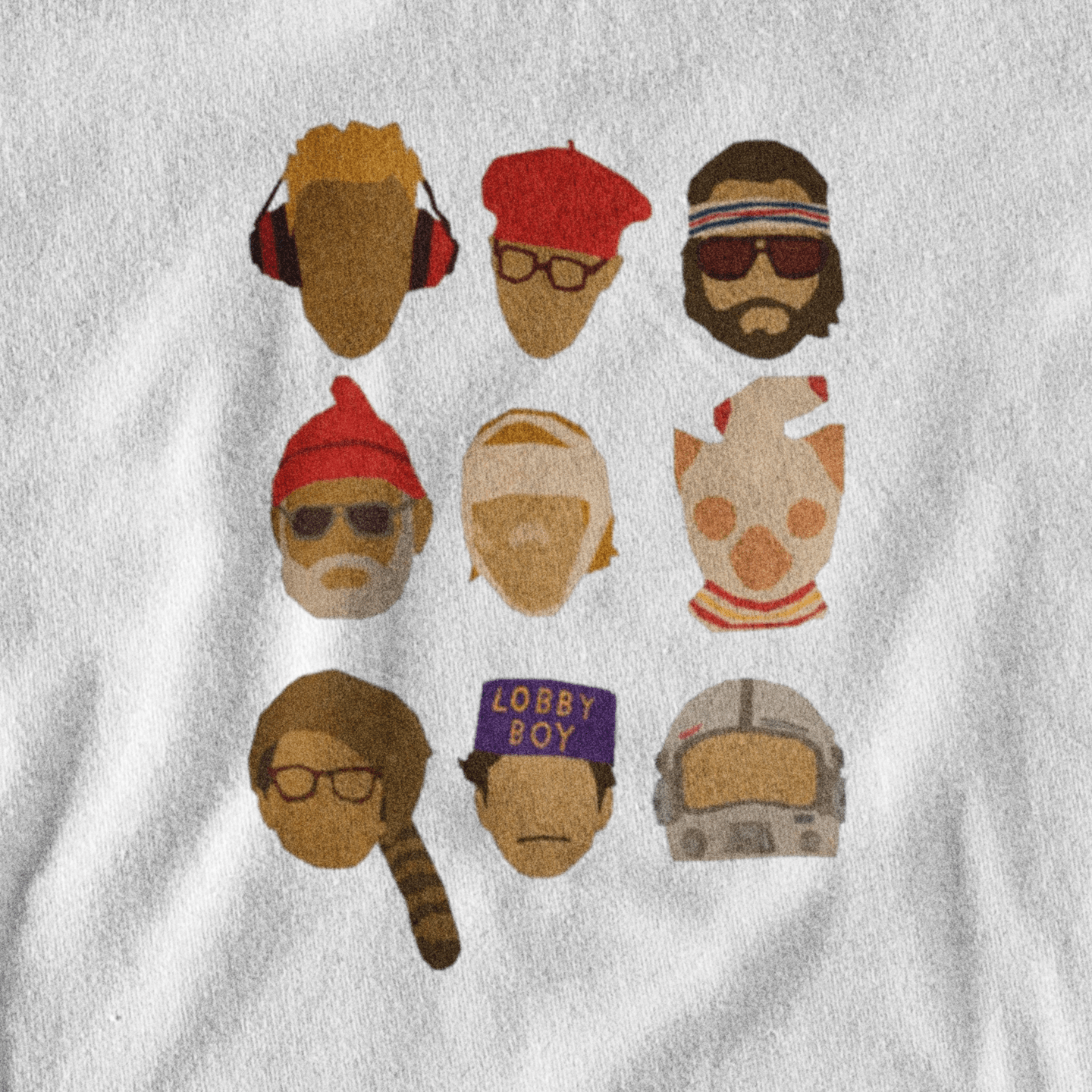 Wes Anderson Hats - Sweatshirt - The Films Point