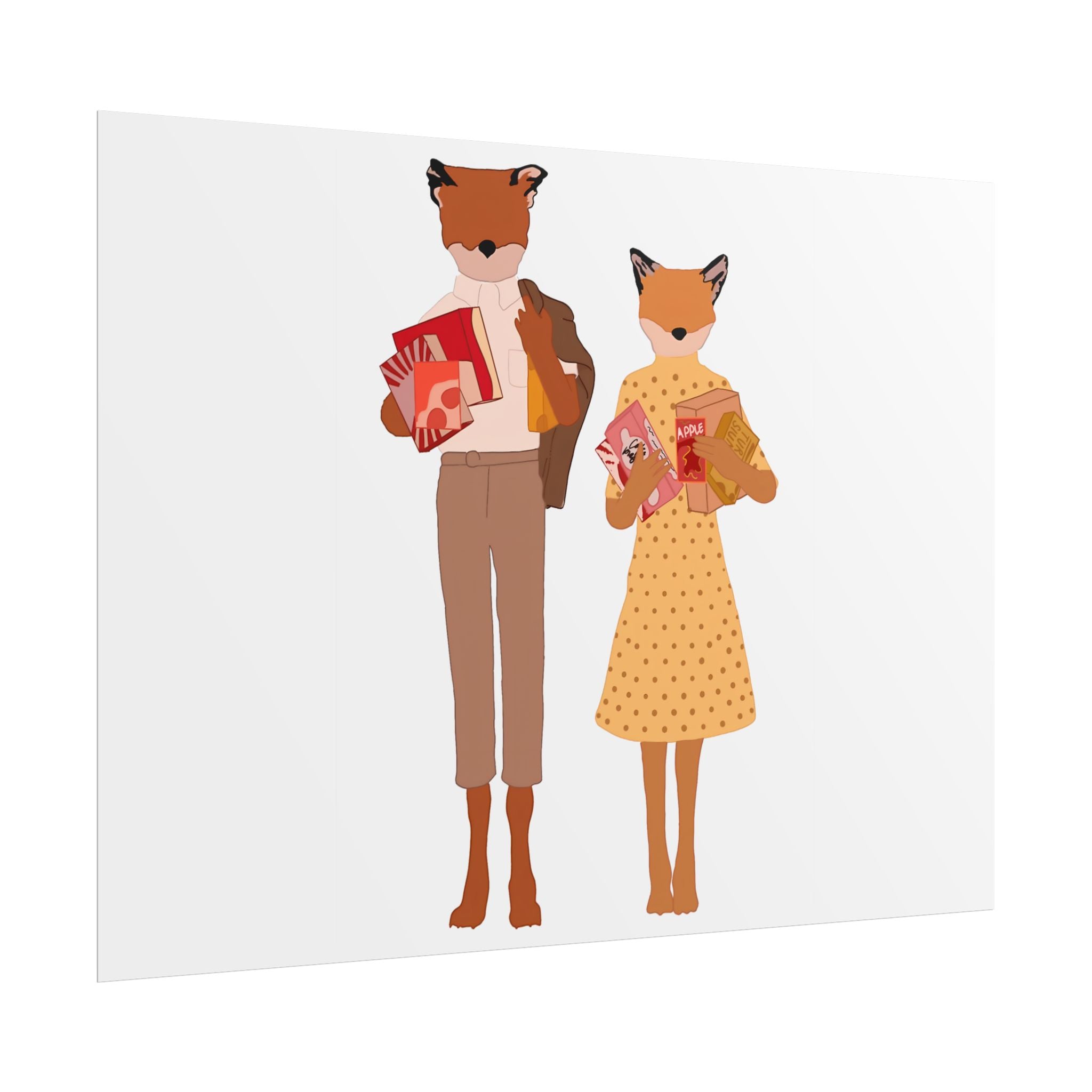 Fantastic Mr. Fox Couple - Poster - The Films Point