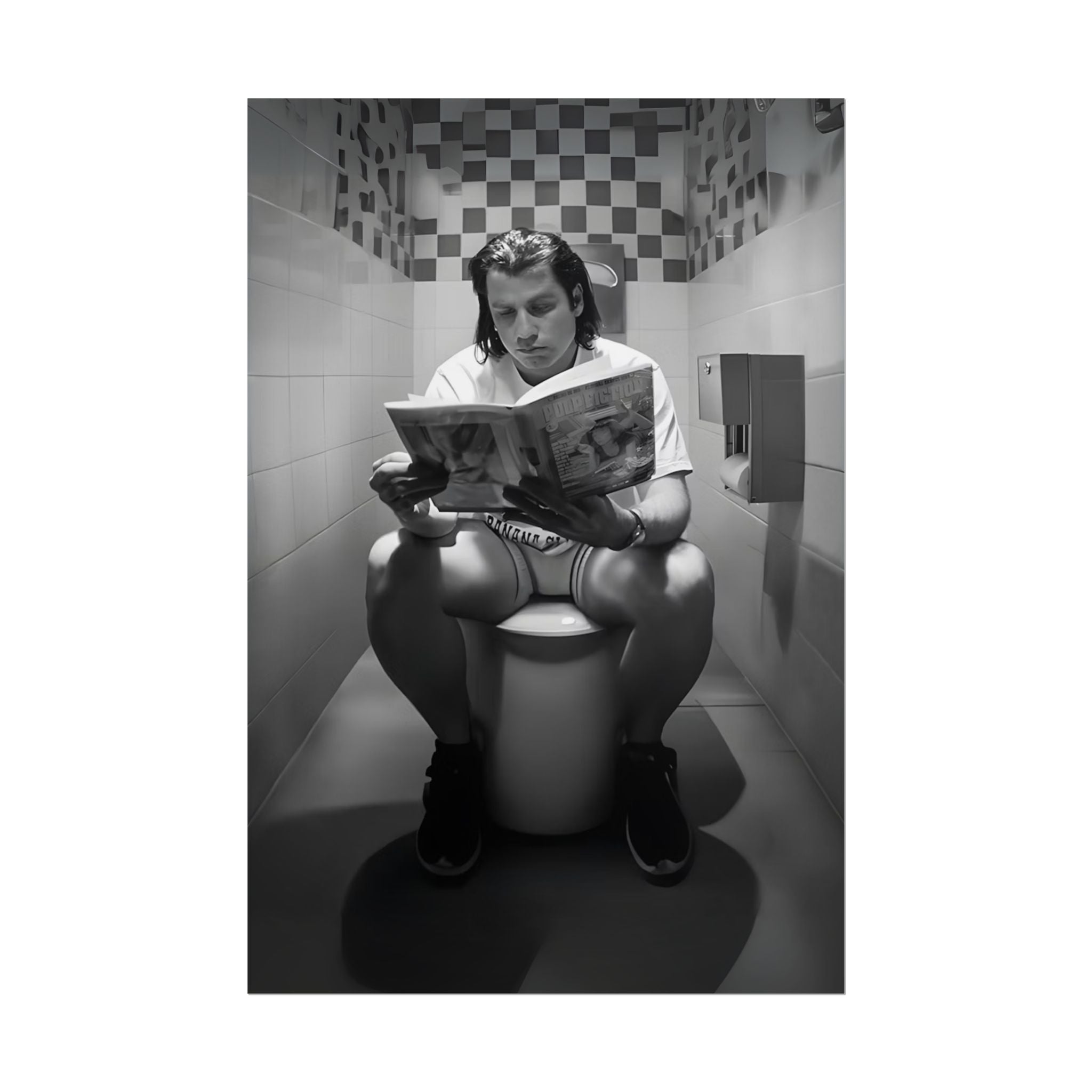 Vincent Vega Pulp Fiction - Poster - The Films Point