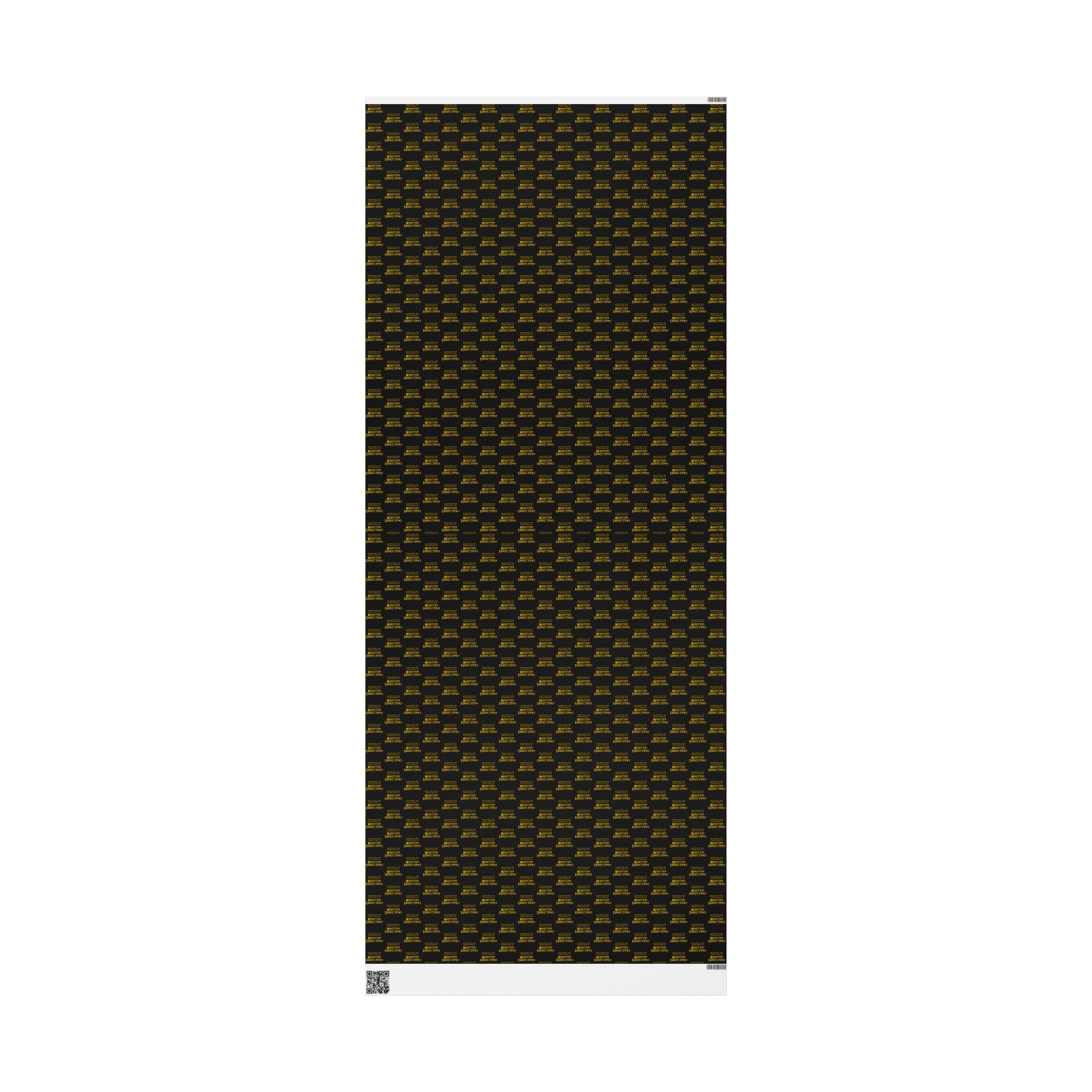 Quentinen and Tarantined By Writtin Directino - Wrapping Paper - The Films Point