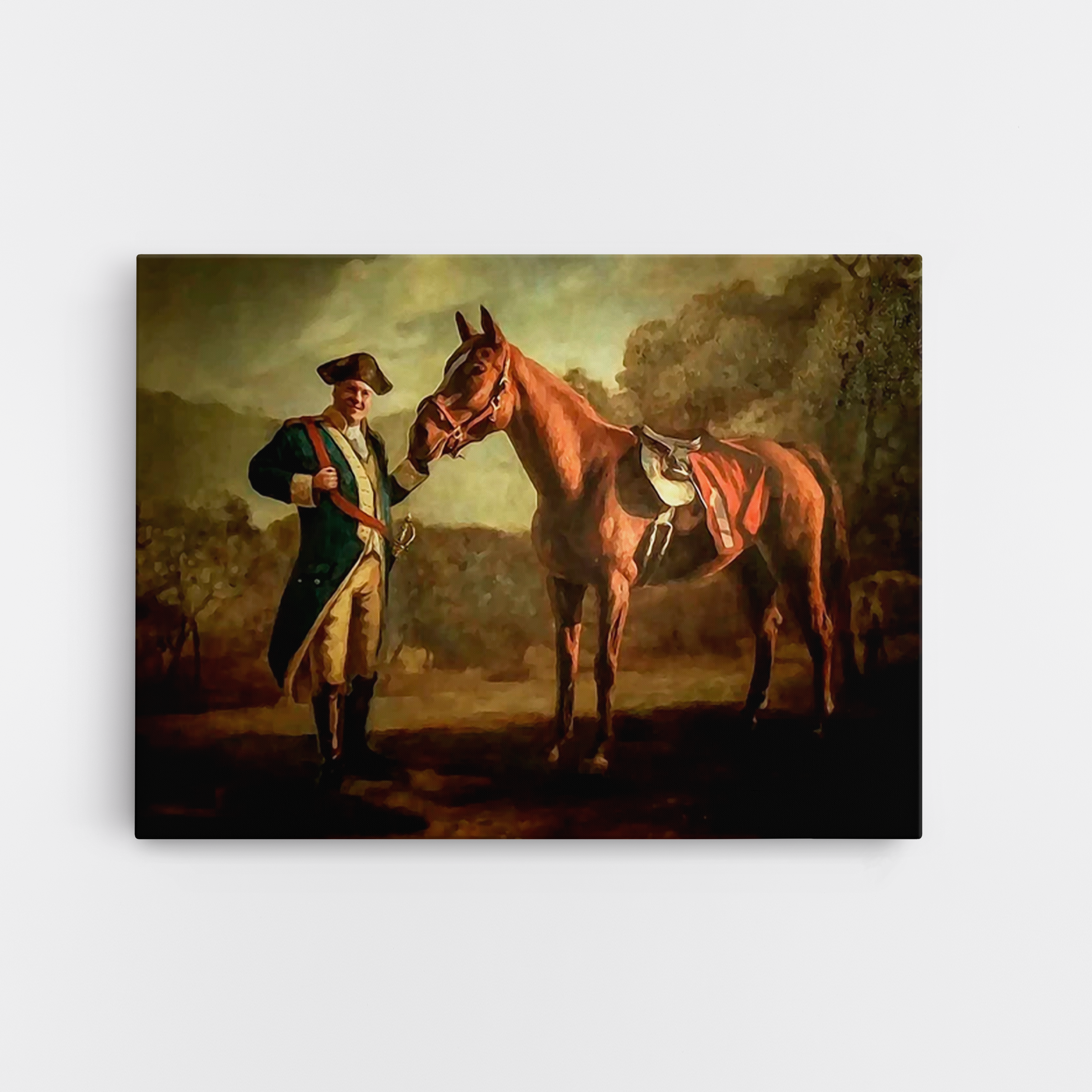Pie O My Horse - Canvas art