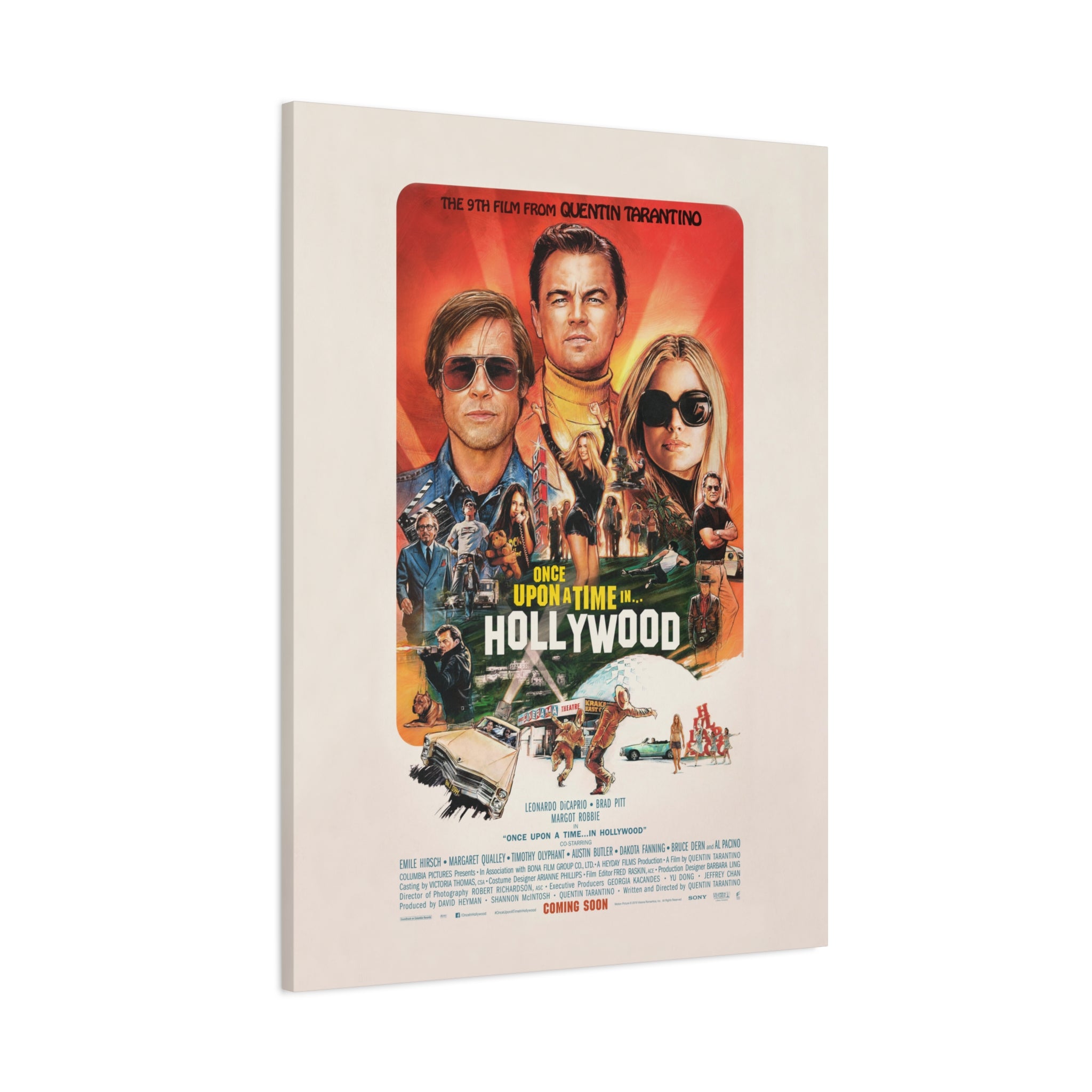 Once Upon a Time in Hollywood Movie poster - Canva