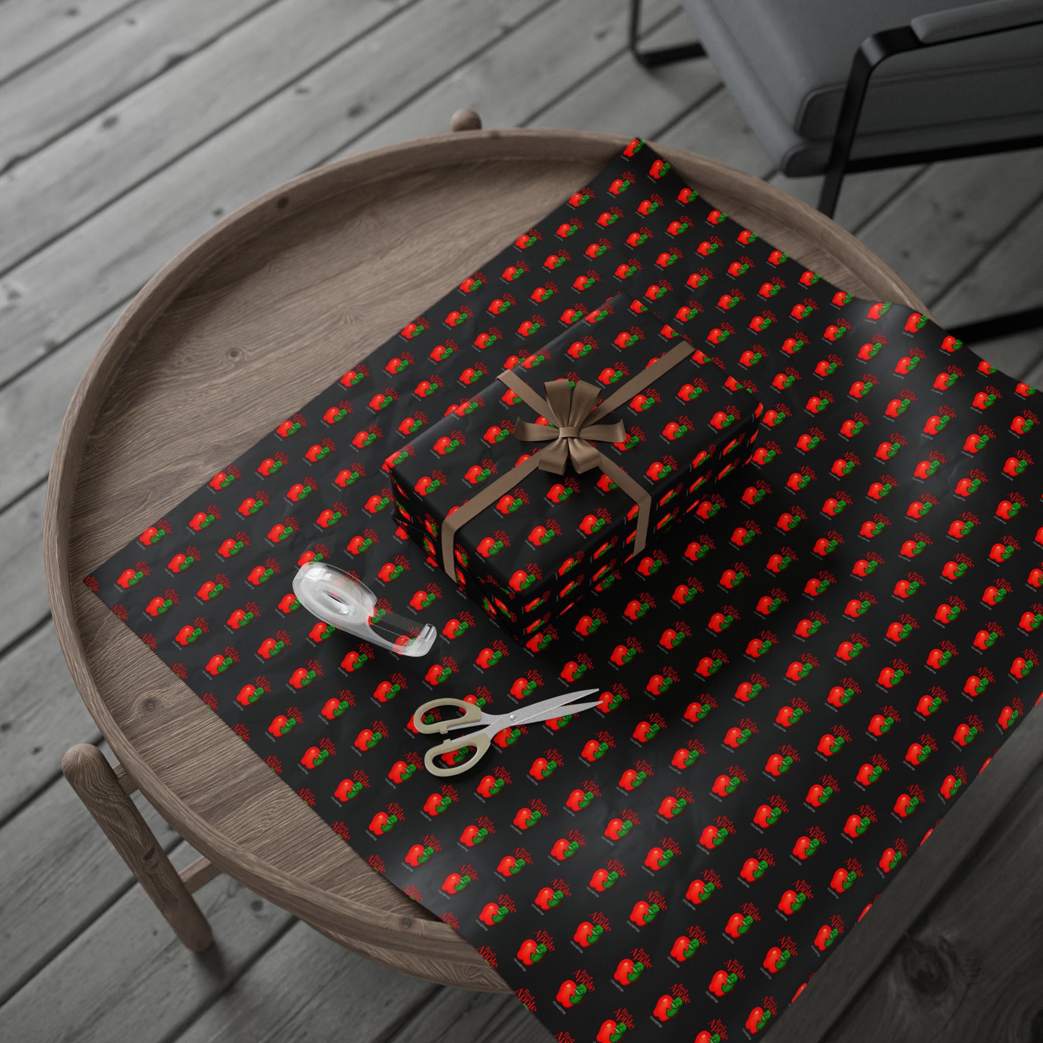 Red Apple Tarantino - Wrapping Paper - The Films Point