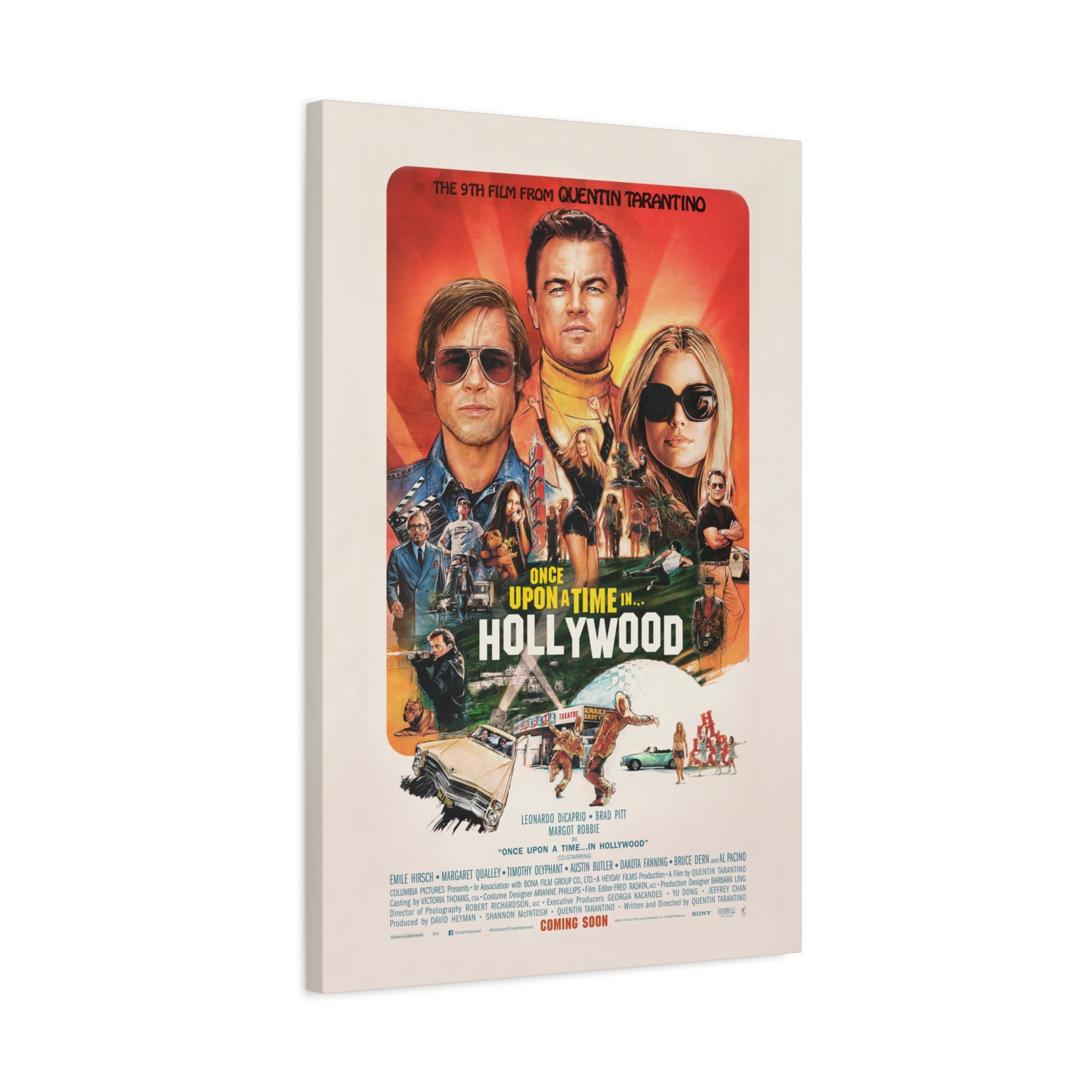 Once Upon a Time in Hollywood Movie poster - Canva