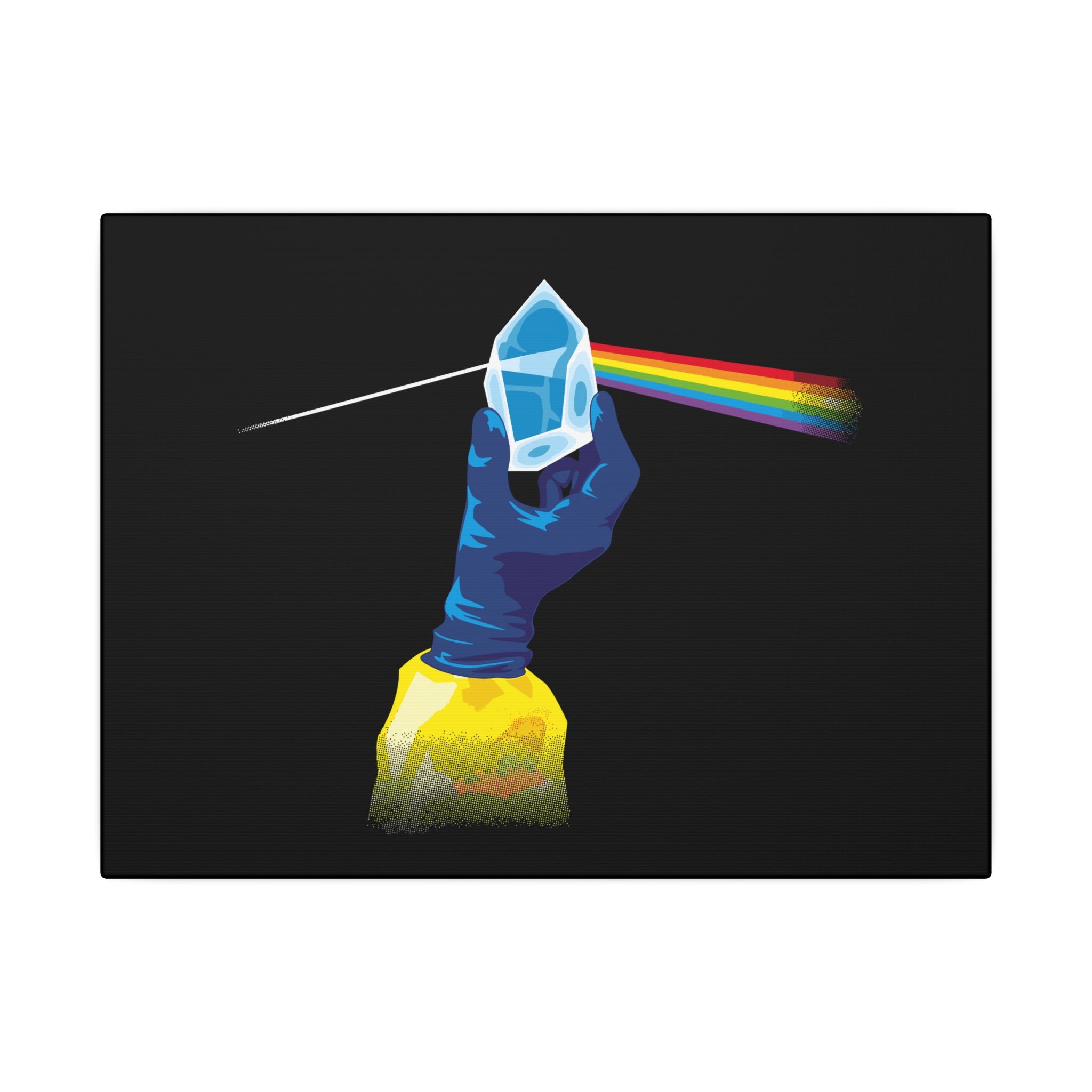 The dark side of meth -Matte Canvas