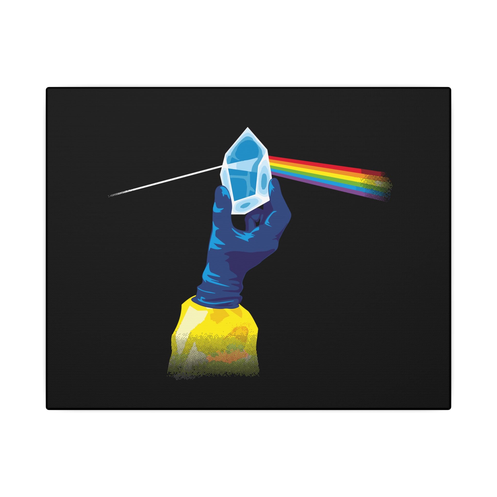 The dark side of meth -Matte Canvas