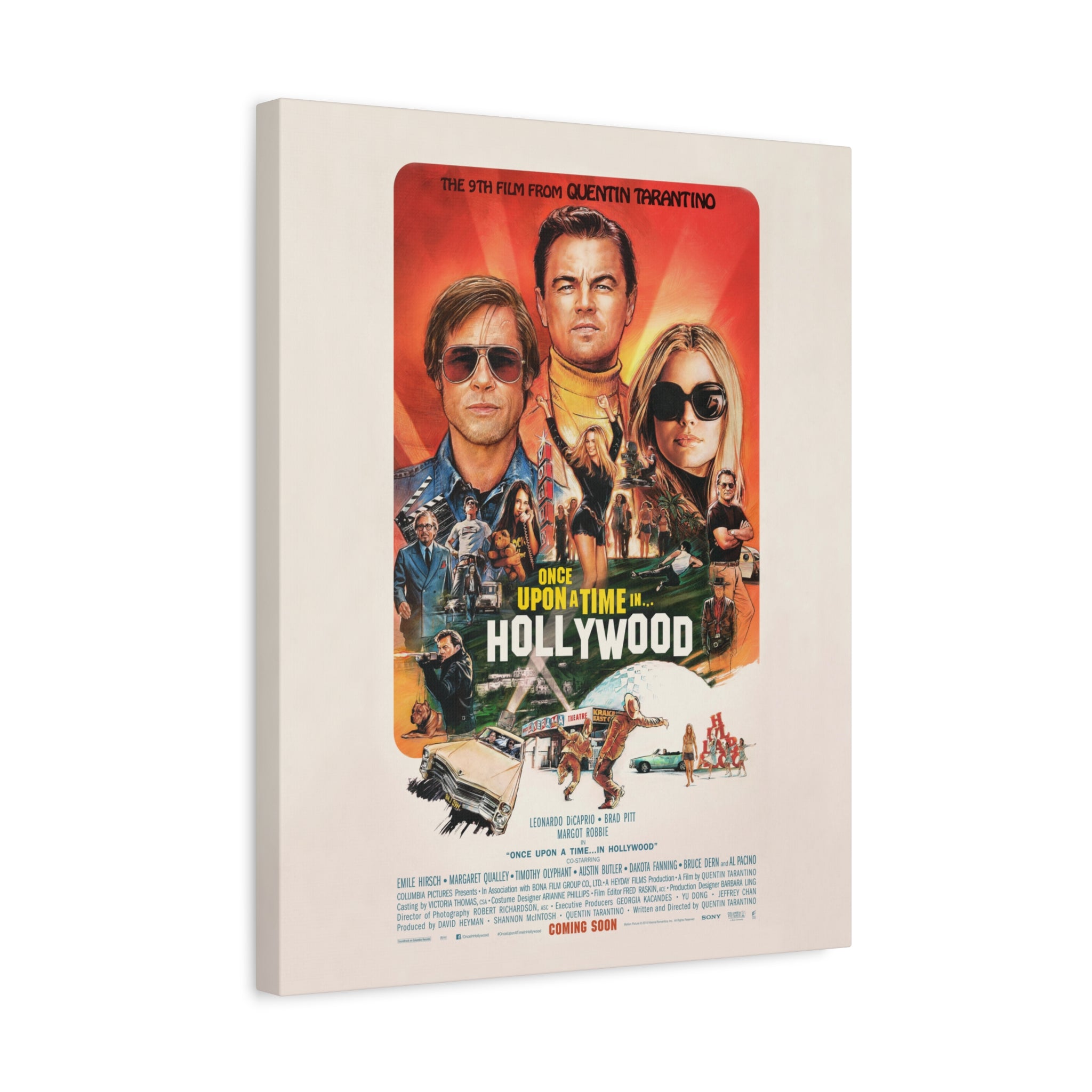 Once Upon a Time in Hollywood Movie poster - Canva