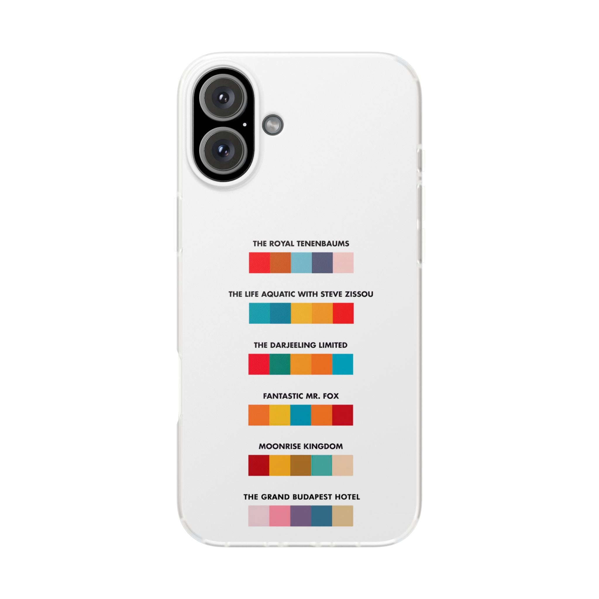 Wes Anderson Colors - Phone Case