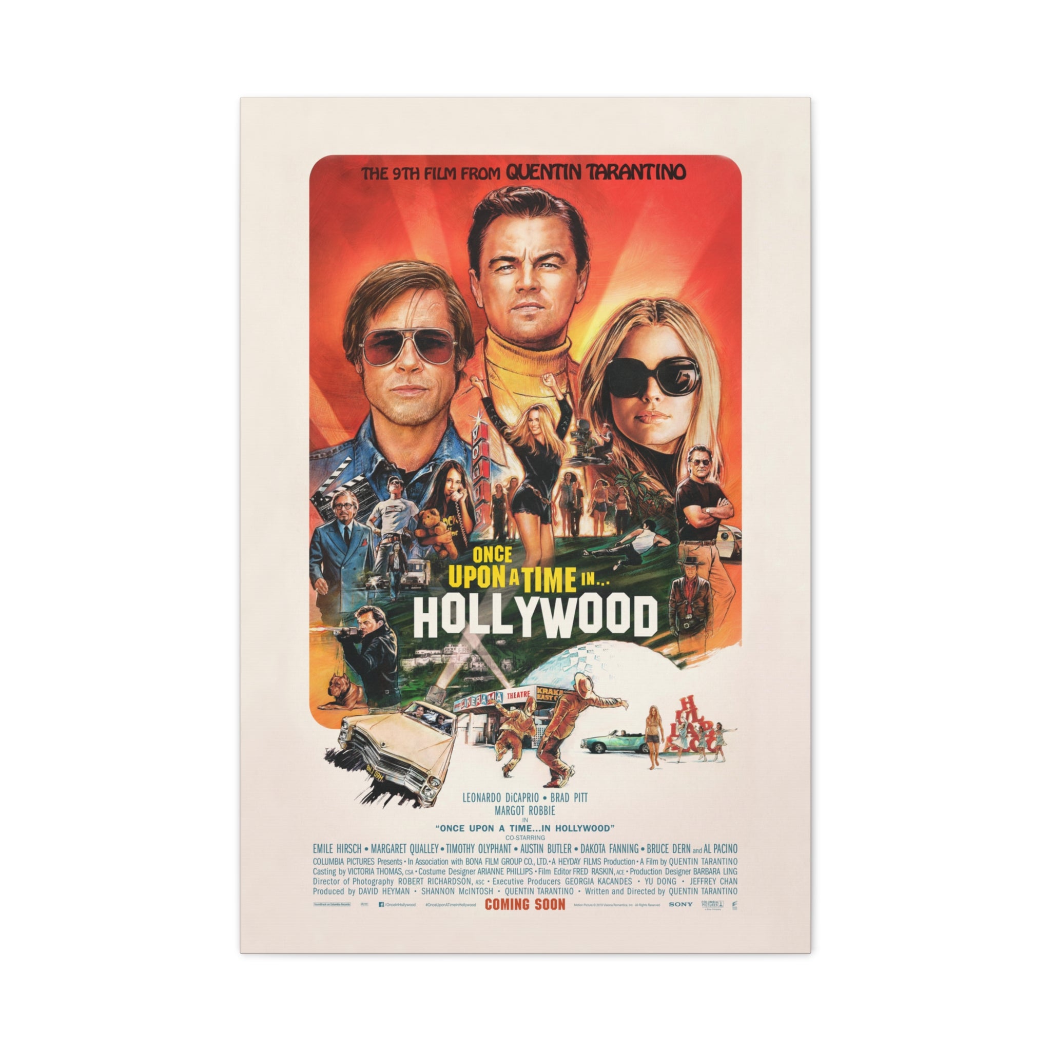 Once Upon a Time in Hollywood Movie poster - Canva