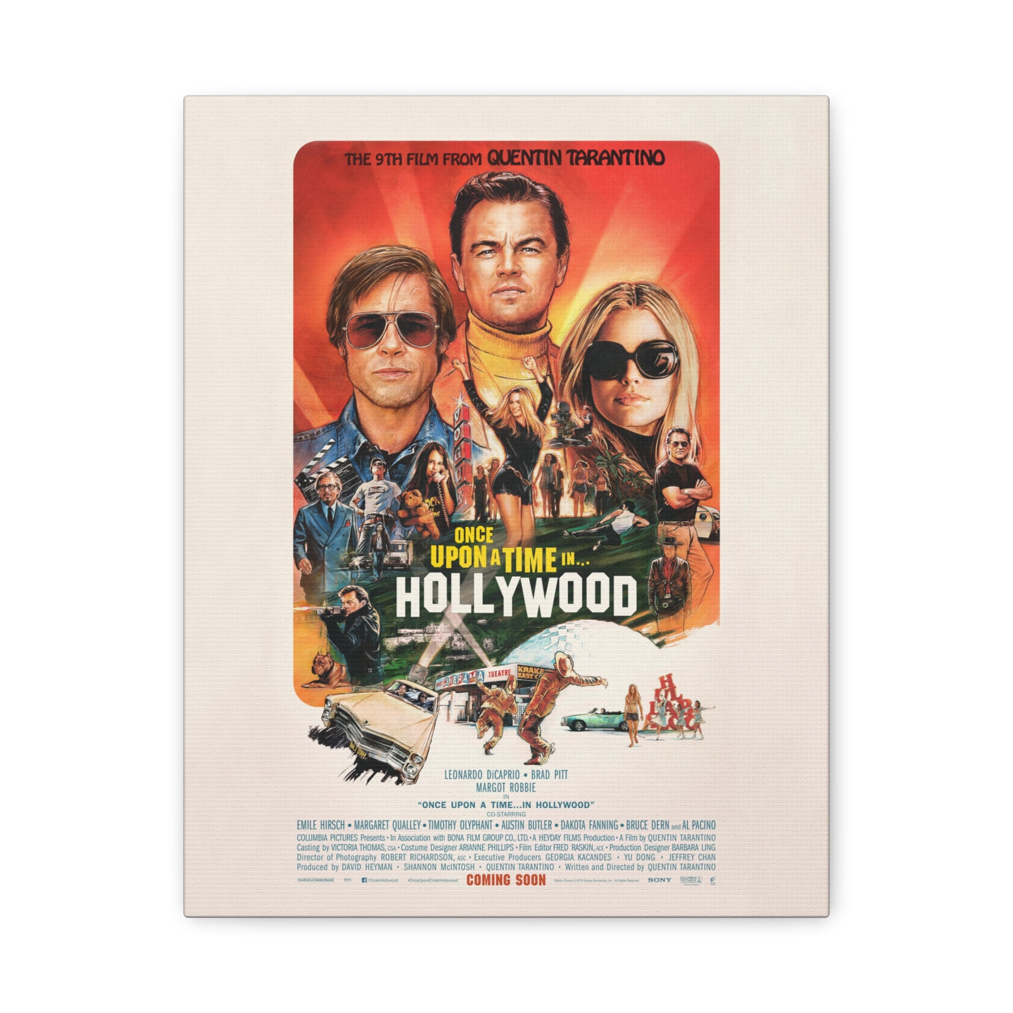 Once Upon a Time in Hollywood Movie poster - Canva
