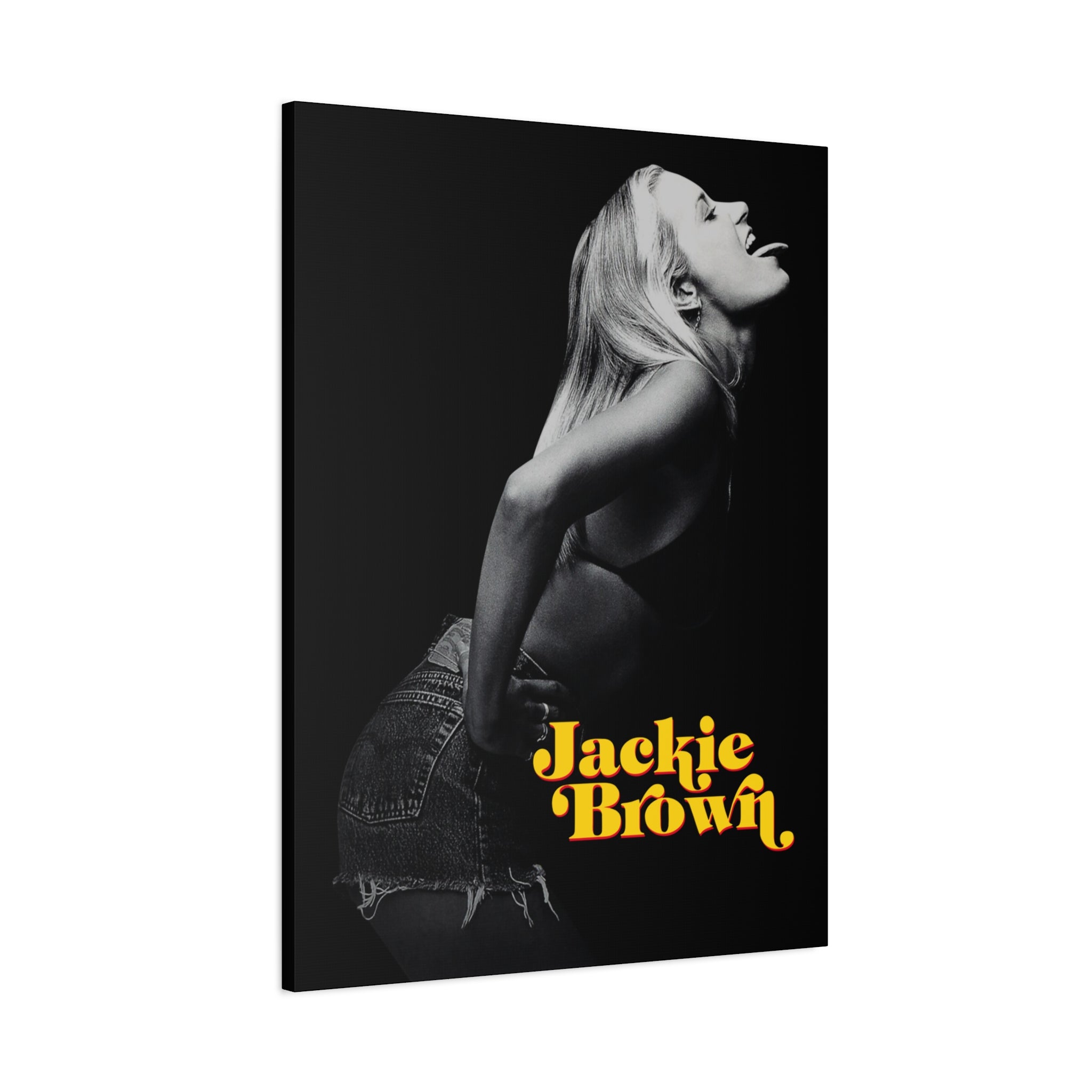Jackie Brown Vintage - Canvas Art - The Films Point