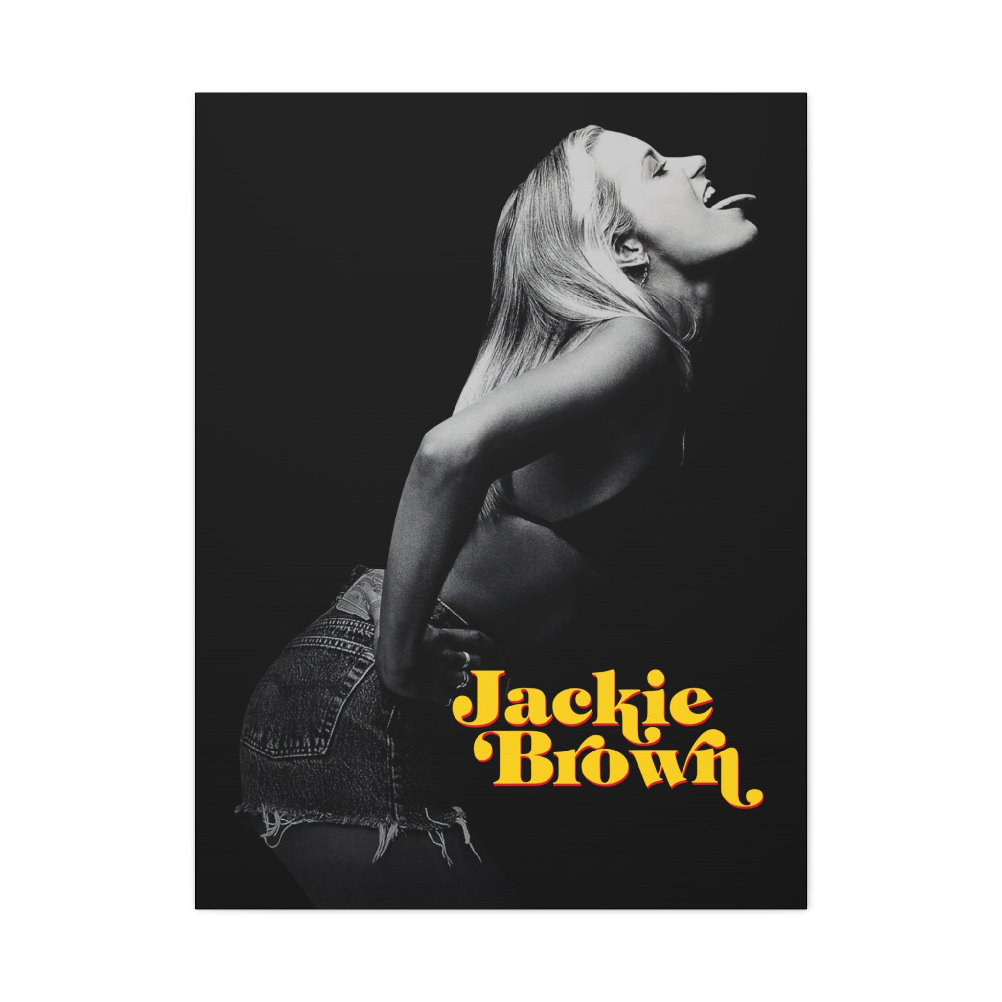 Jackie Brown Vintage - Canvas Art - The Films Point