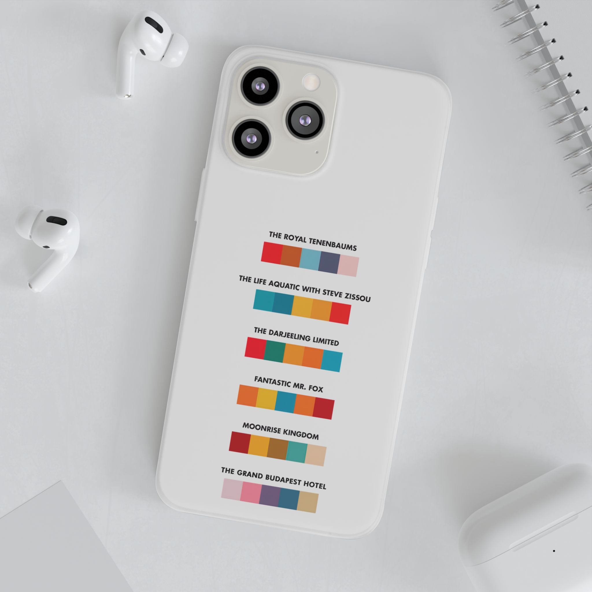 Wes Anderson Colors - Phone Case