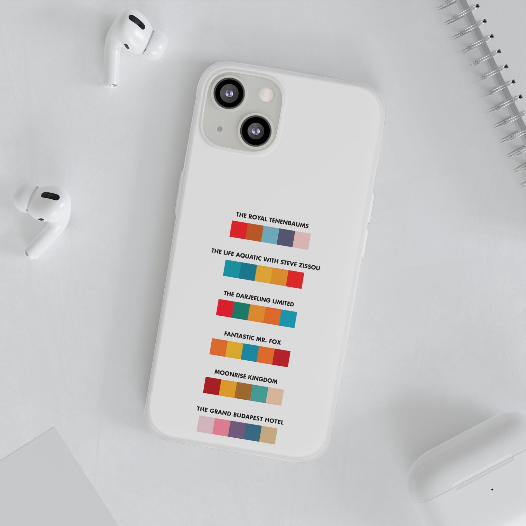 Wes Anderson Colors - Phone Case