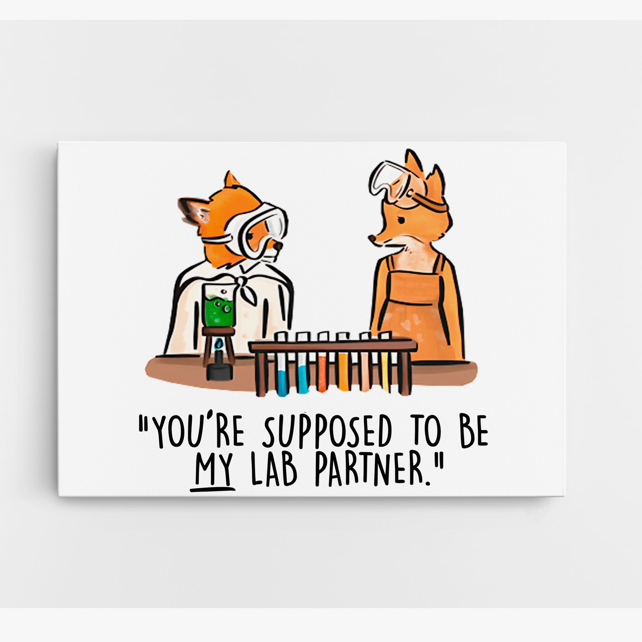 Fantastic Mr. Fox – Lab Partner Scene - Canvas Art - The Films Point