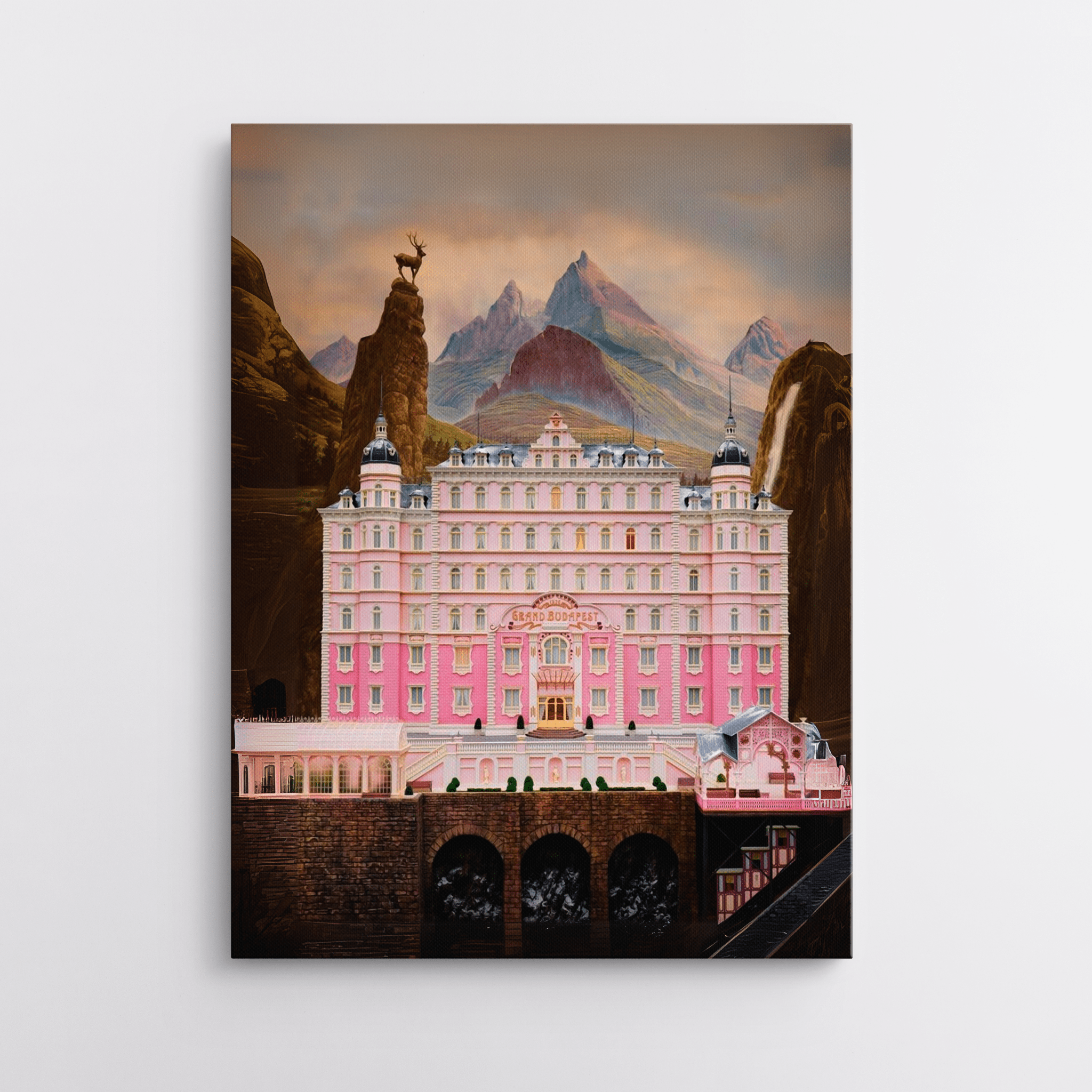The Grand Budapest Hotel - Canvas Art - The Films Point