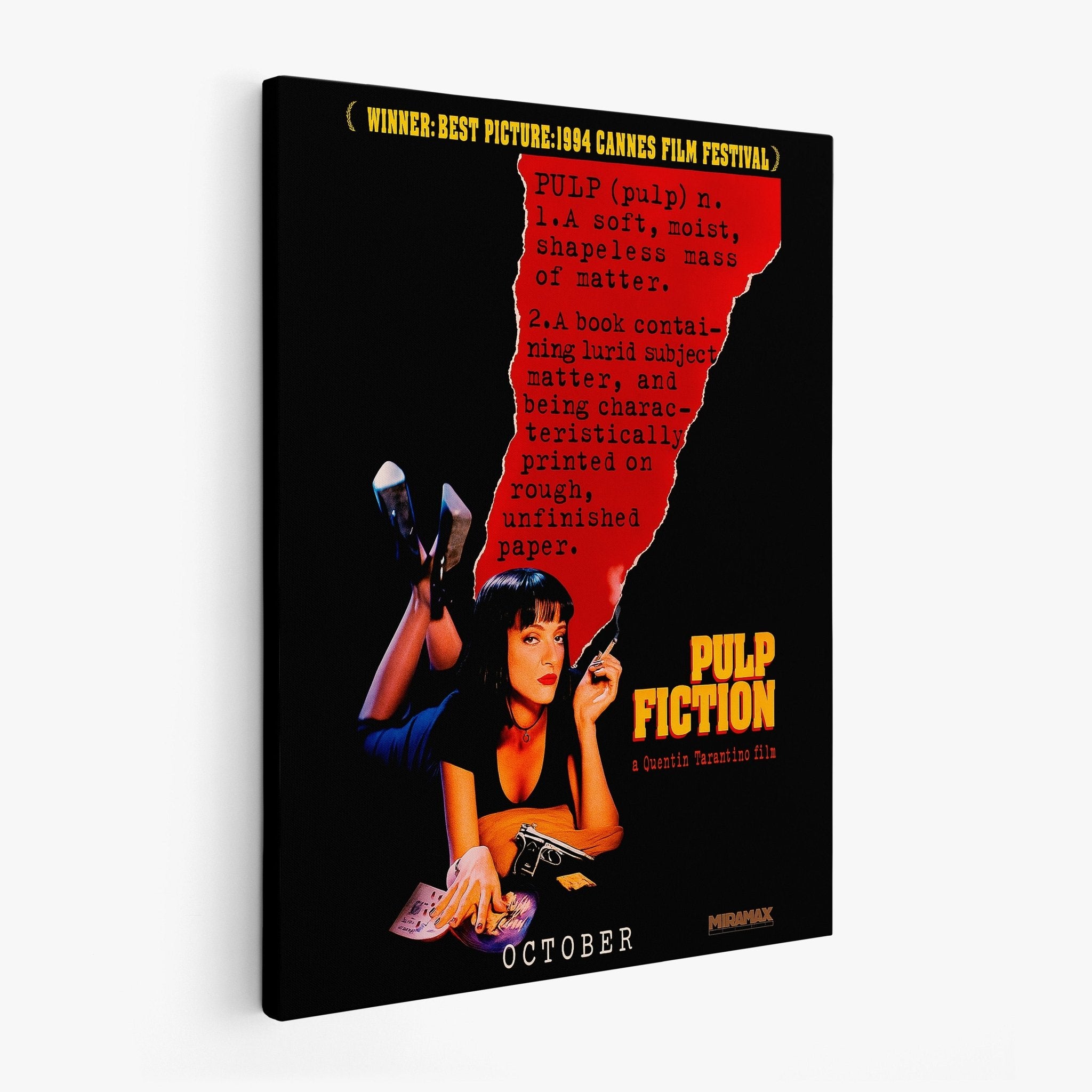 Pulp Fiction Tarantino - Canvas Art - The Films Point