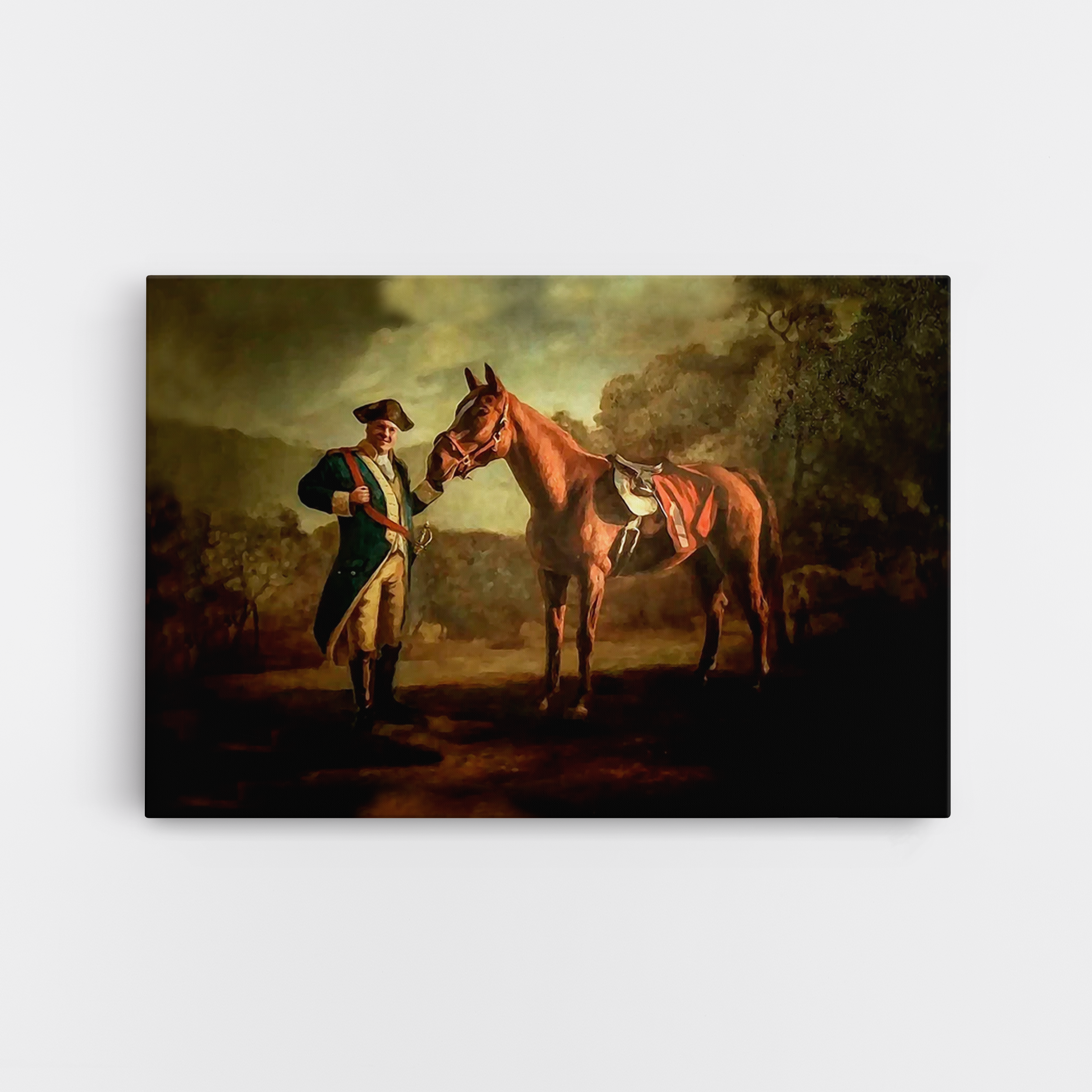 Pie O My Horse - Canvas art