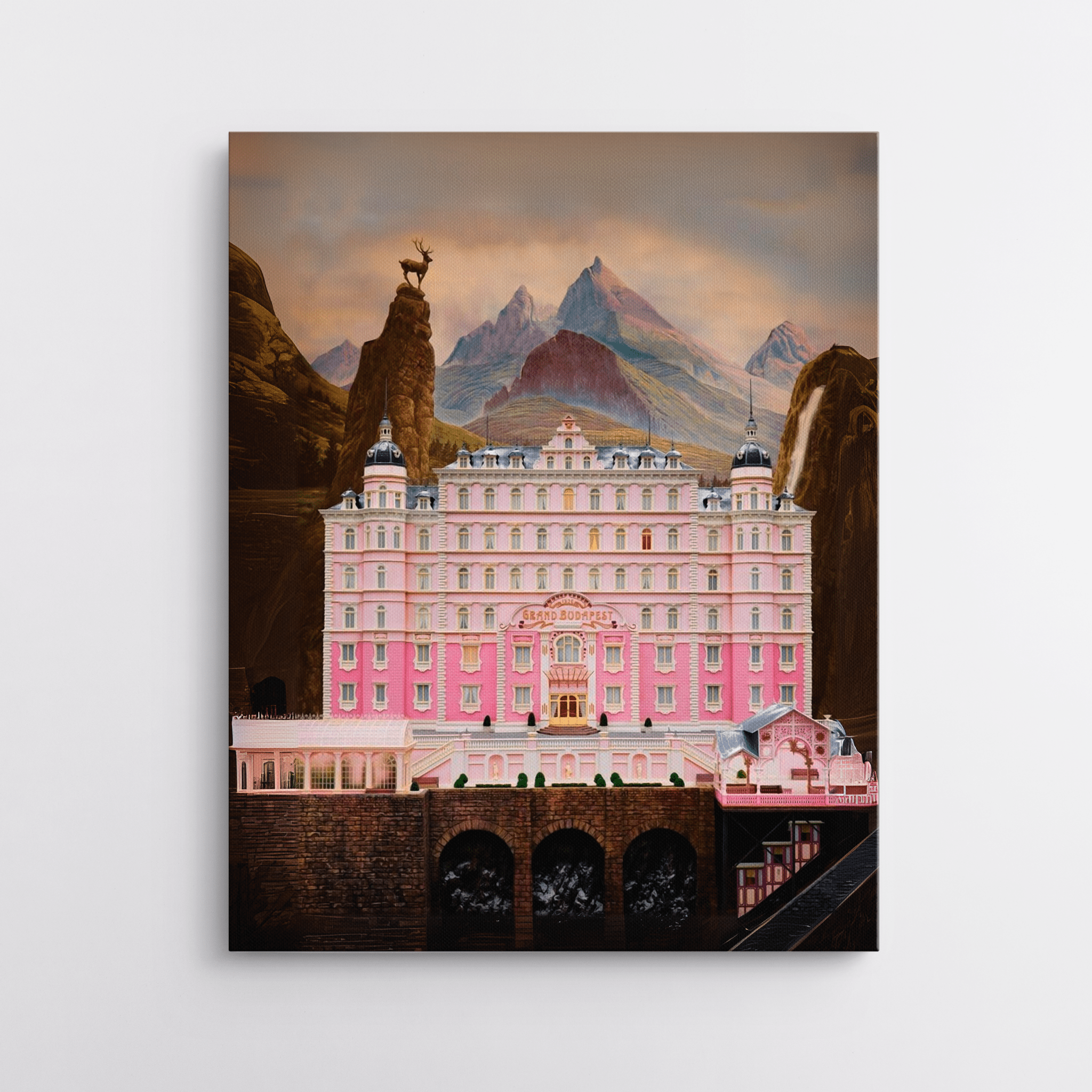The Grand Budapest Hotel - Canvas Art - The Films Point