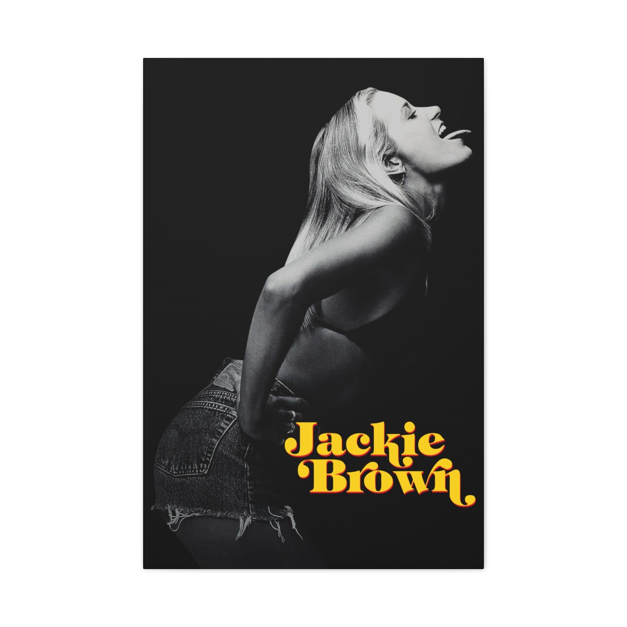 Jackie Brown Vintage - Canvas Art - The Films Point