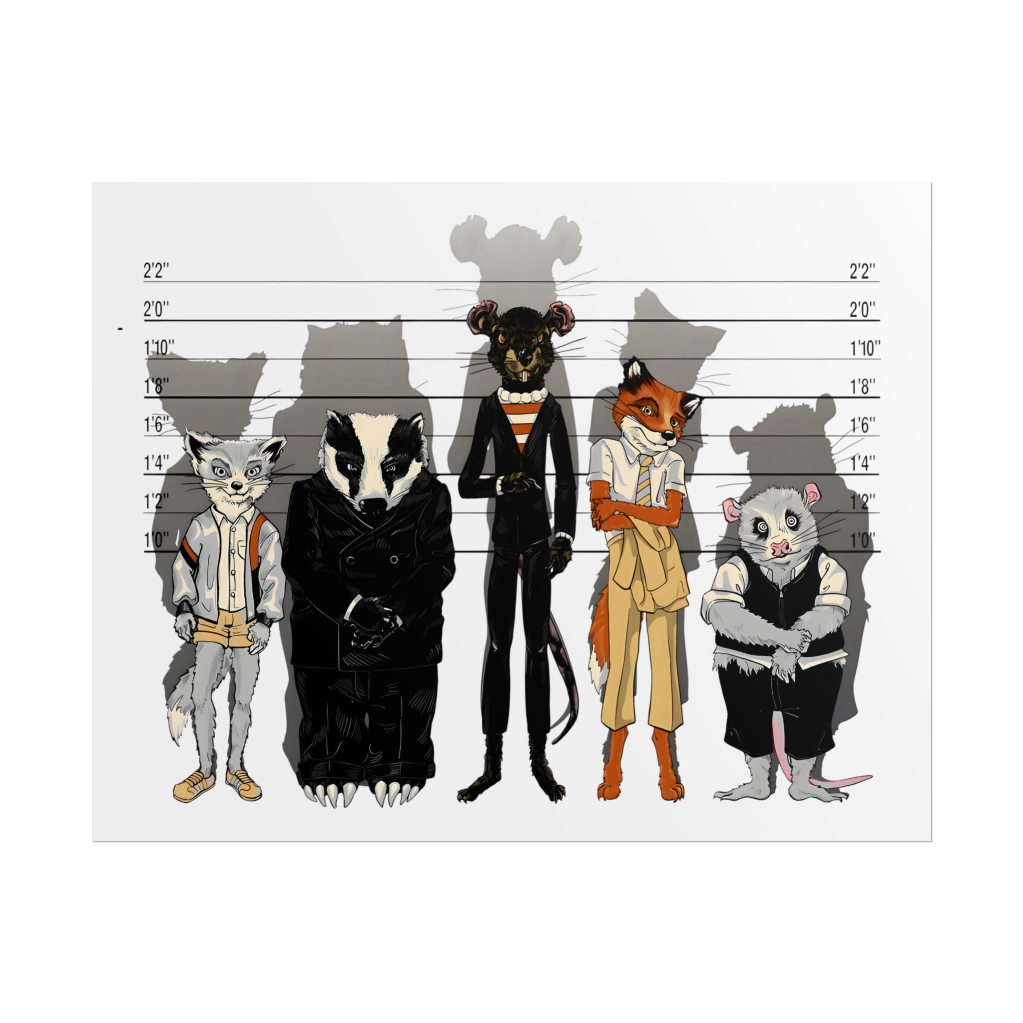 Unusual Suspects Fantastic Mr Fox - Poster - The Films Point