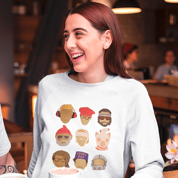 Wes Anderson Hats - Sweatshirt - The Films Point