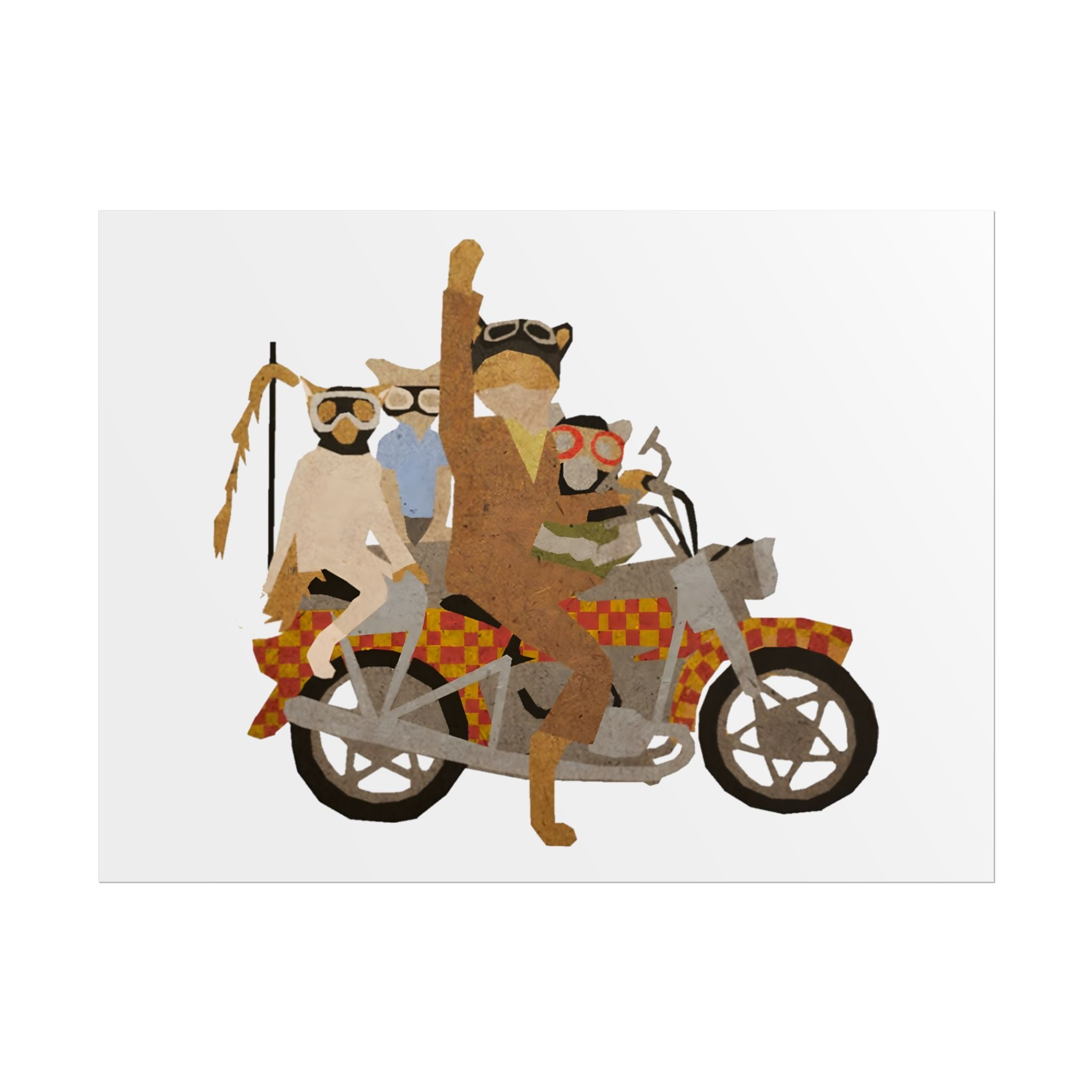 Fantastic Mr. Fox Motorcycle - Poster - The Films Point