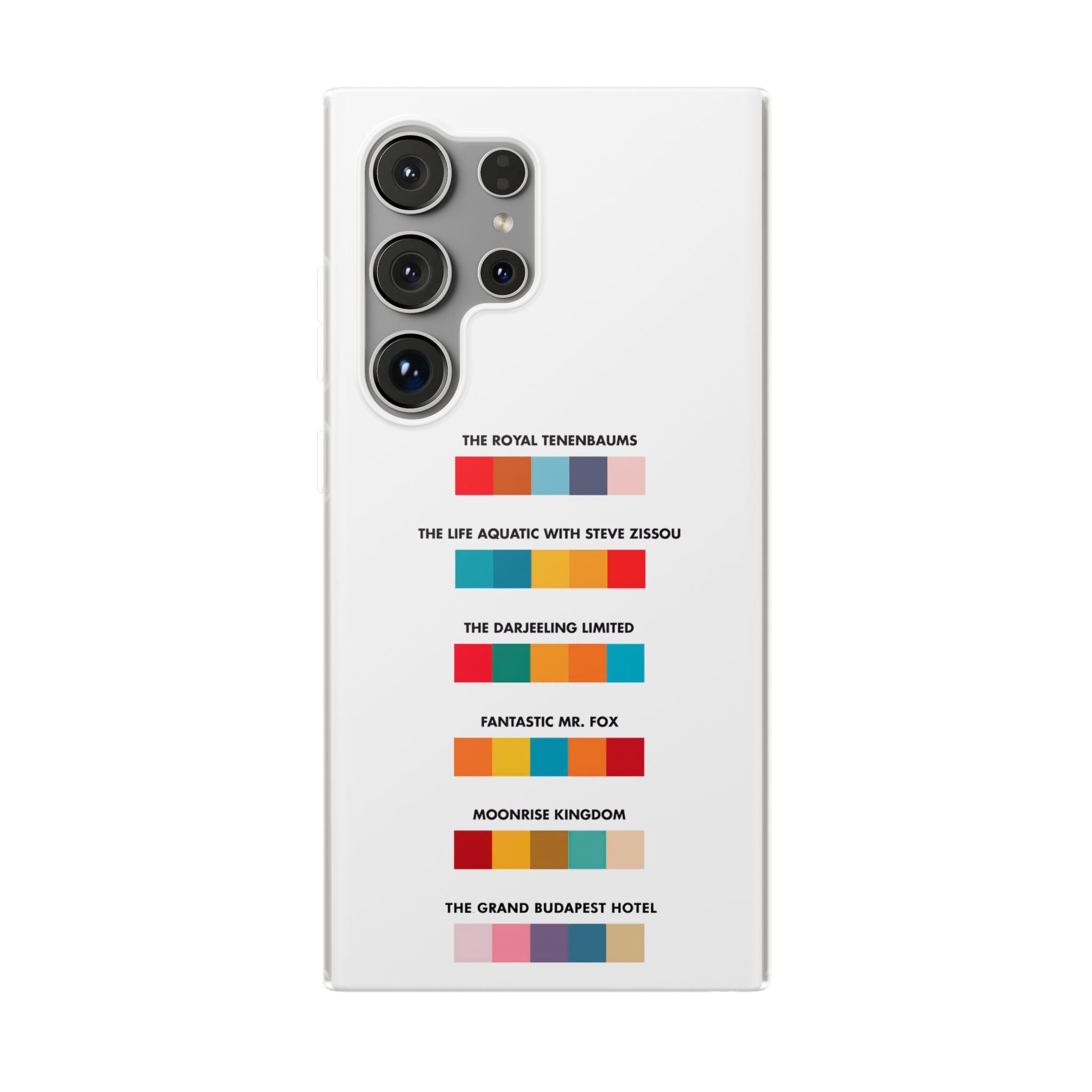 Wes Anderson Colors - Phone Case