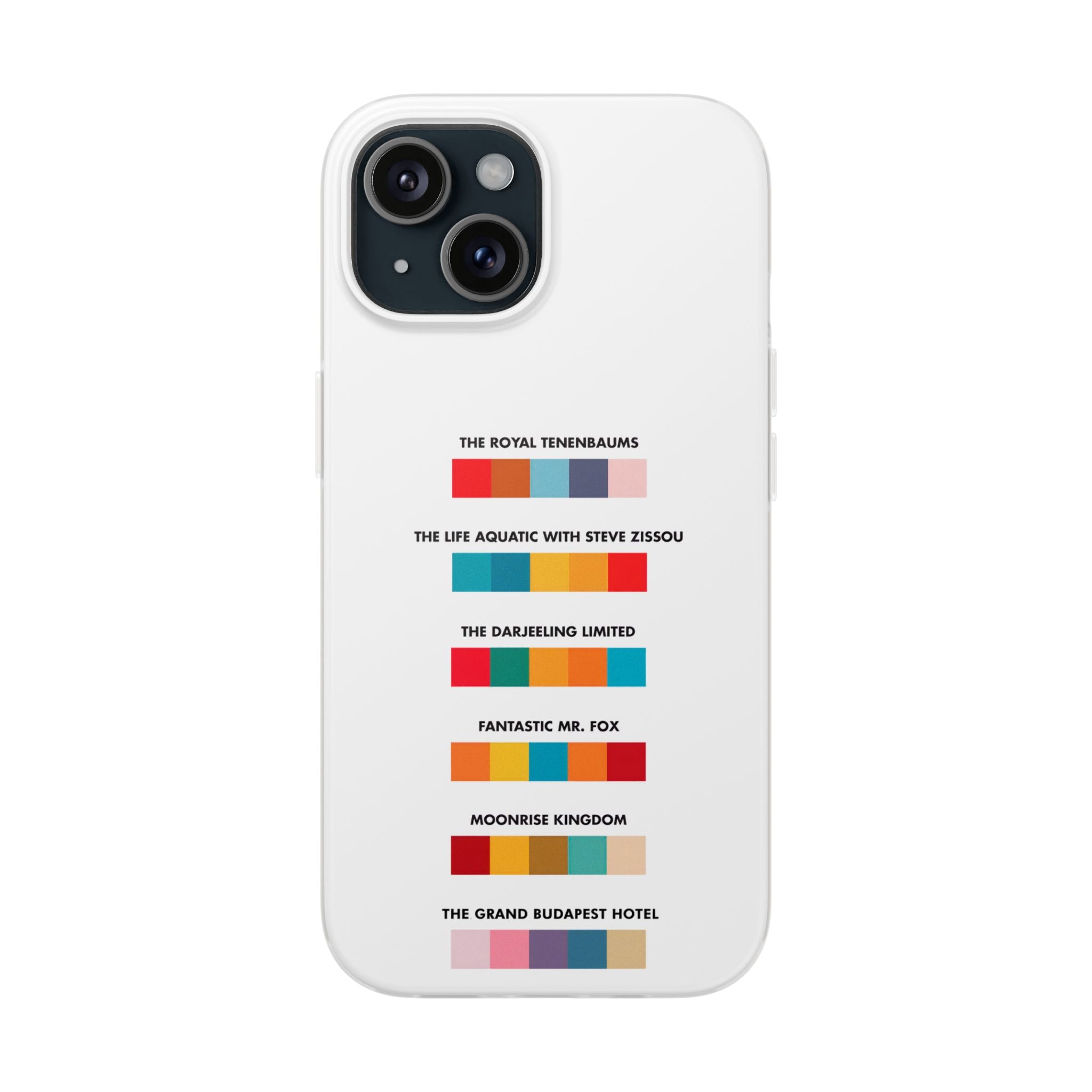 Wes Anderson Colors - Phone Case