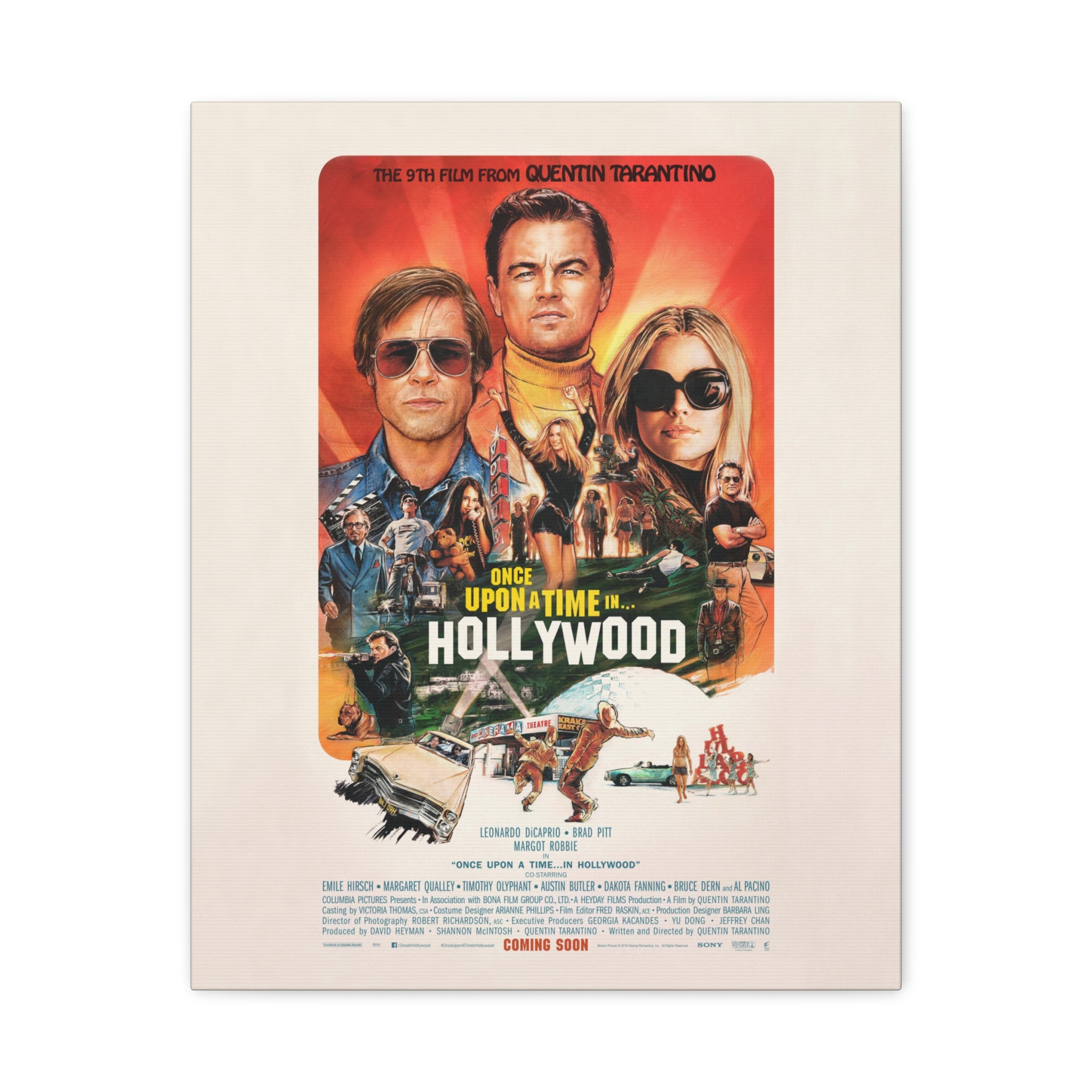 Once Upon a Time in Hollywood Movie poster - Canva