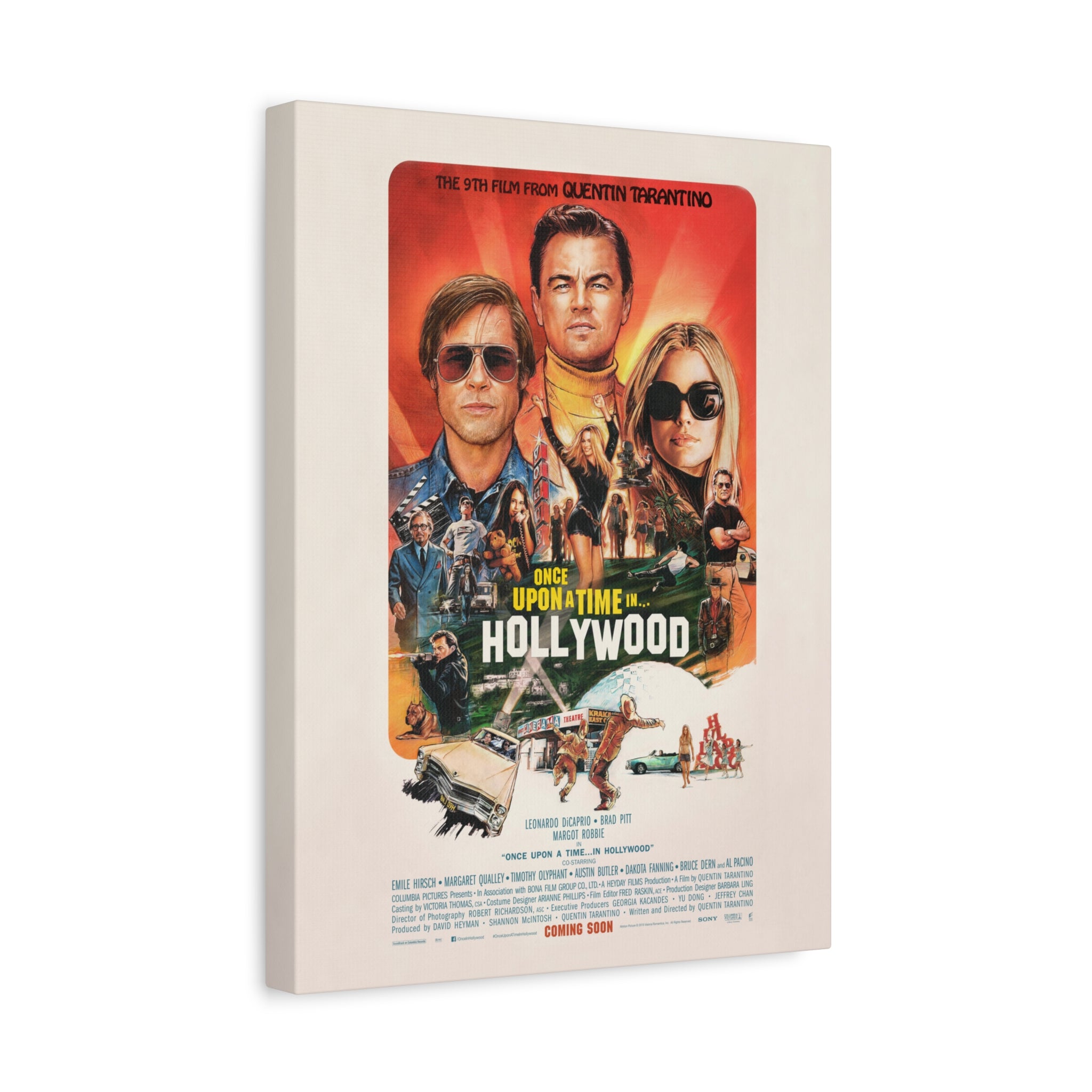 Once Upon a Time in Hollywood Movie poster - Canva