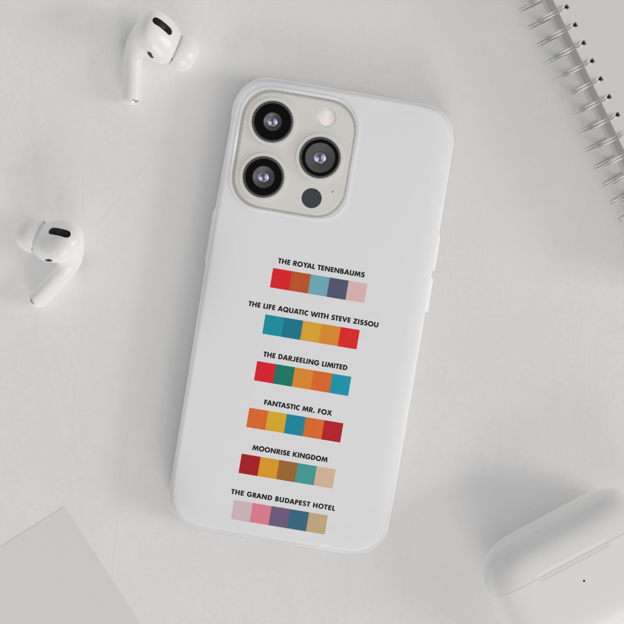 Wes Anderson Colors - Phone Case