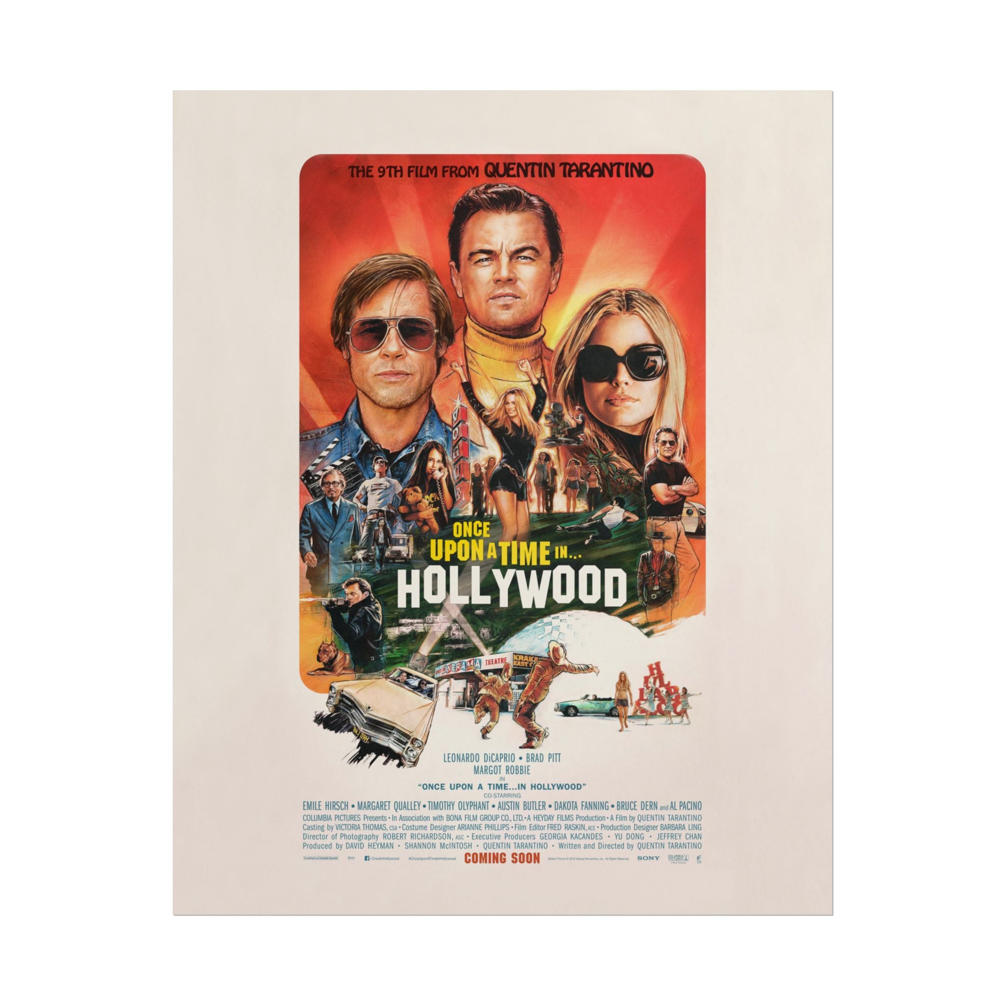 Once Upon a Time in Hollywood Movie - Poster - The Films Point