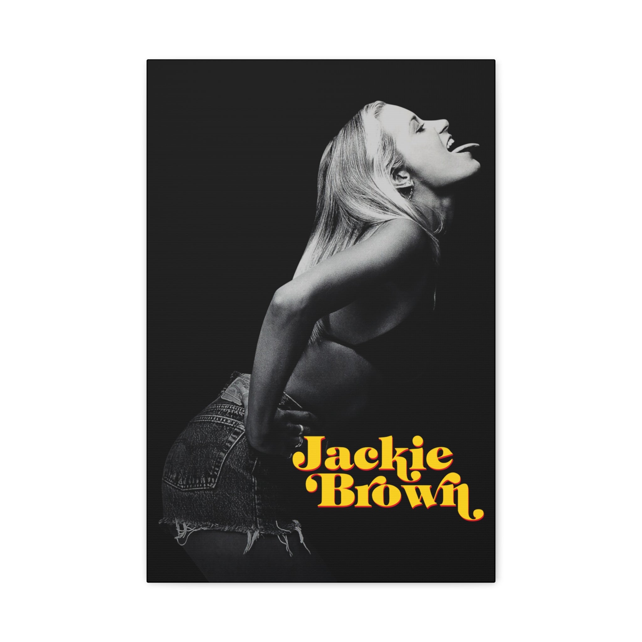 Jackie Brown Vintage - Canvas Art - The Films Point