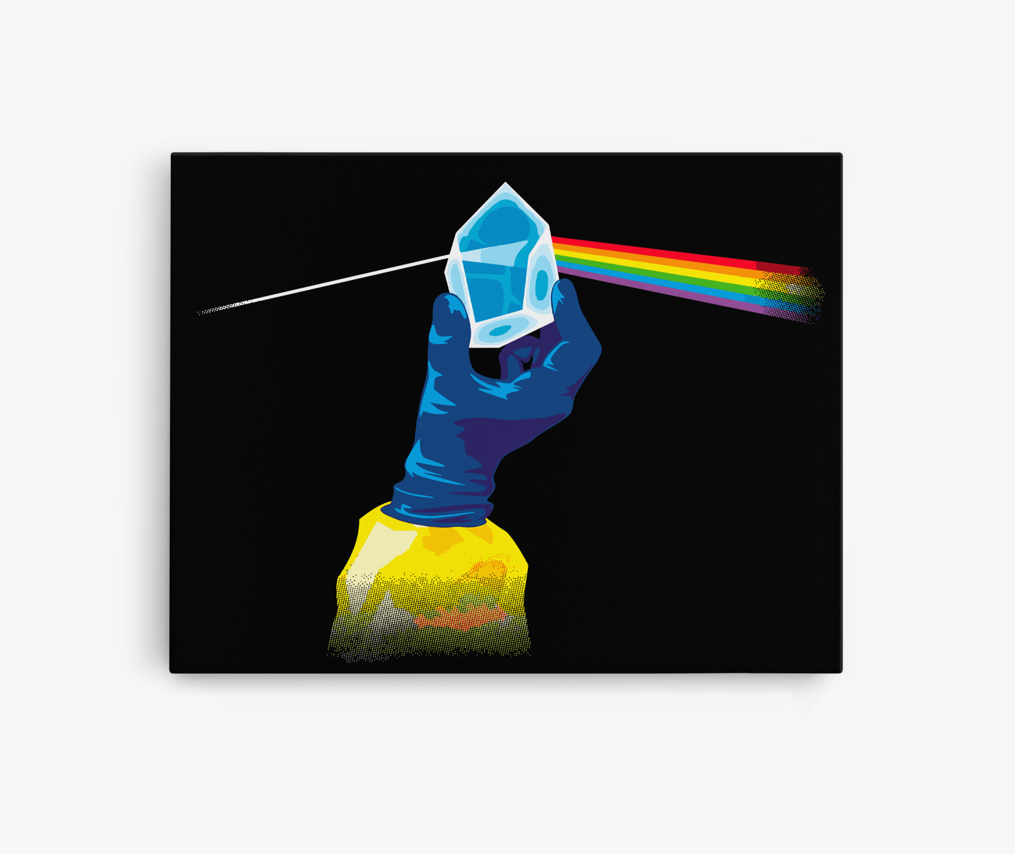 The Dark Side Of Meth - Canvas Art - The Films Point