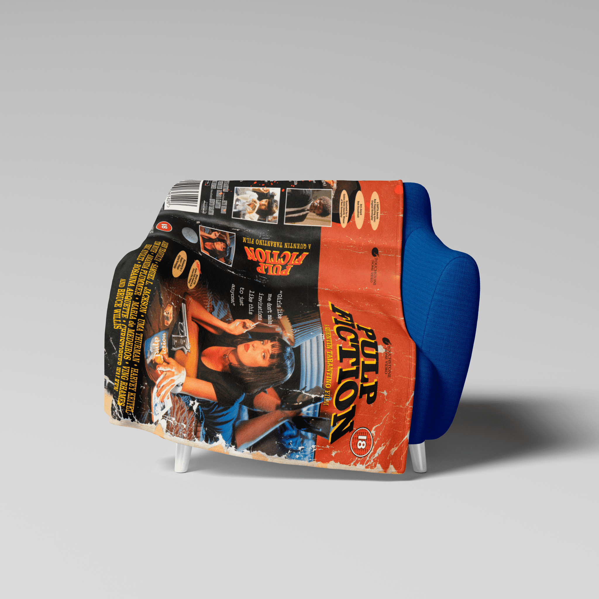 Pulp Fiction VHS Tarantino - Blanket - The Films Point