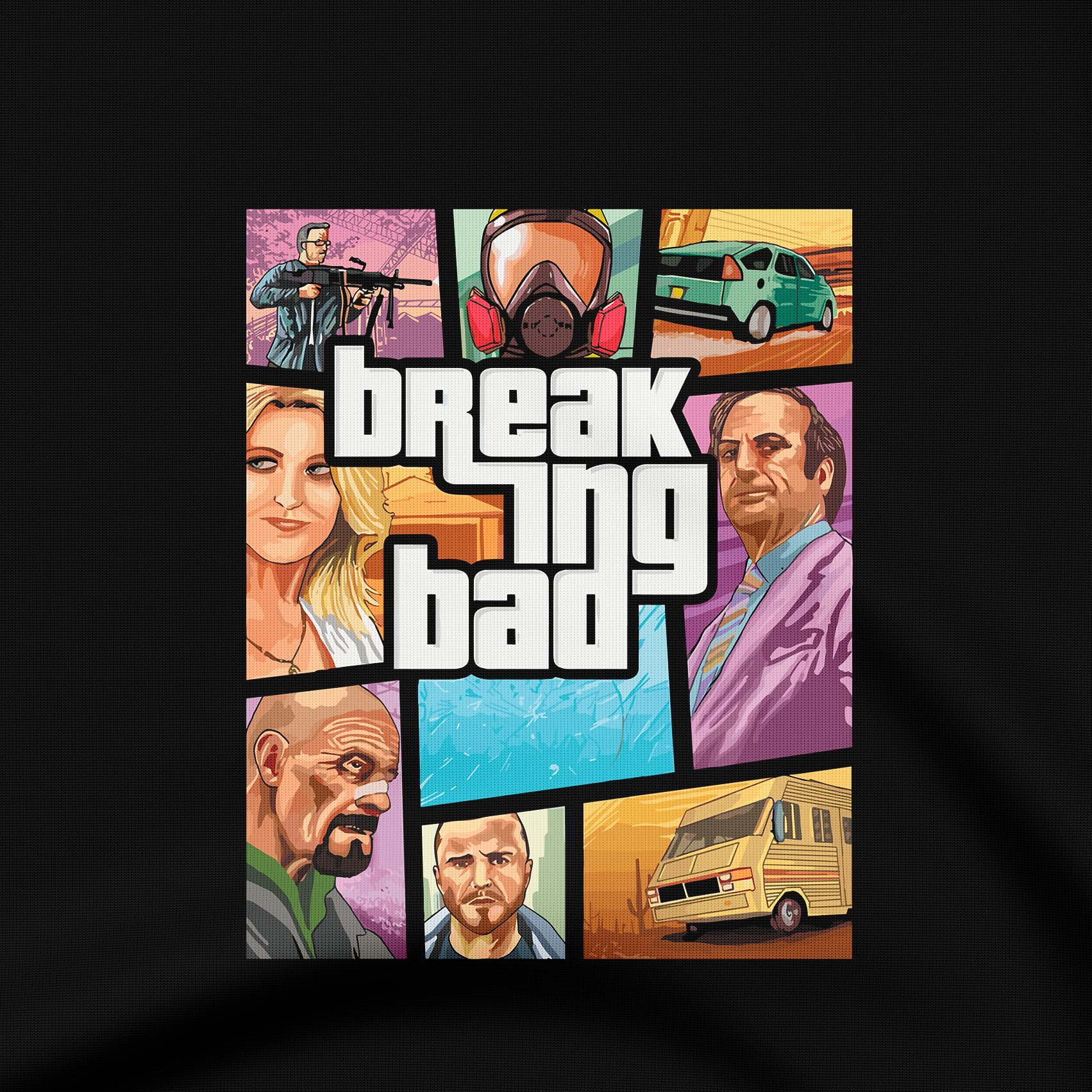 Breaking Bad GTA Style - T-Shirt