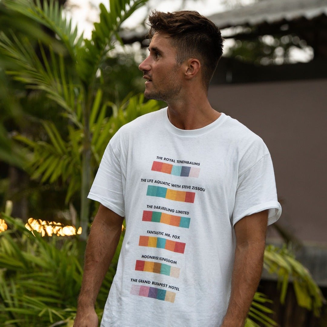 Wes Anderson Colors - T-Shirt - The Films Point