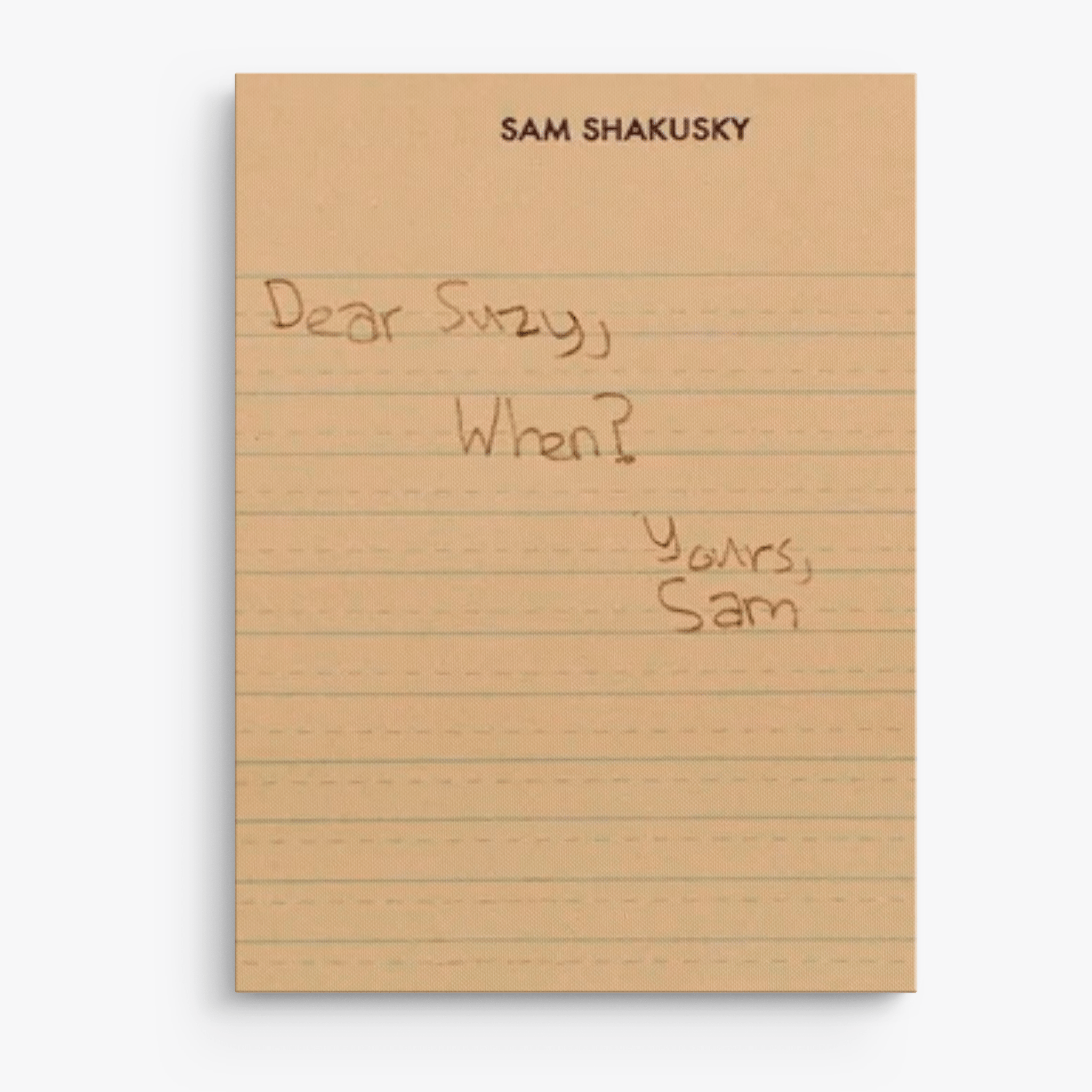 Dear Suzy – Moonrise Kingdom Wes Anderson - Canvas Art - The Films Point