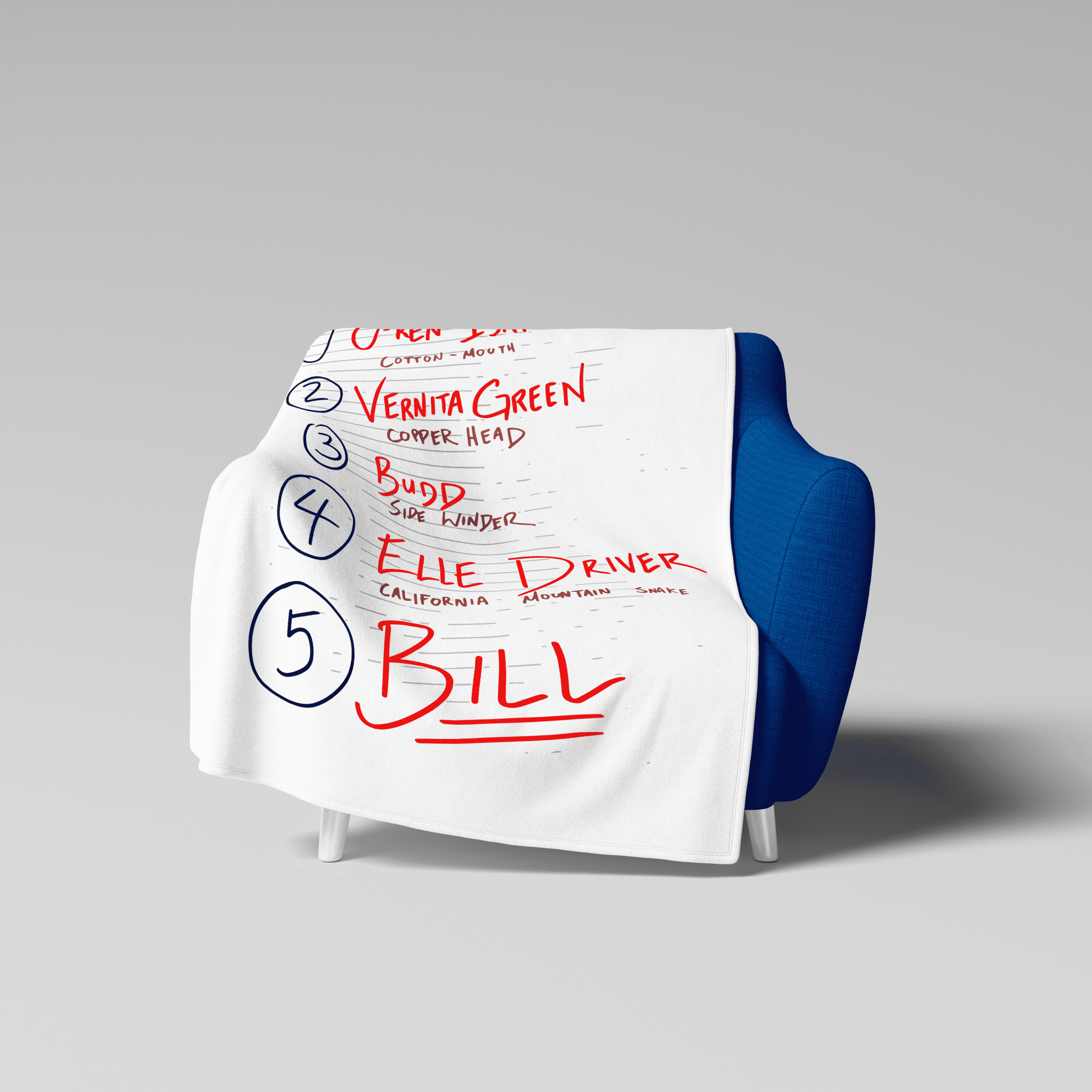 Death List Five Tarantino - Blanket - The Films Point