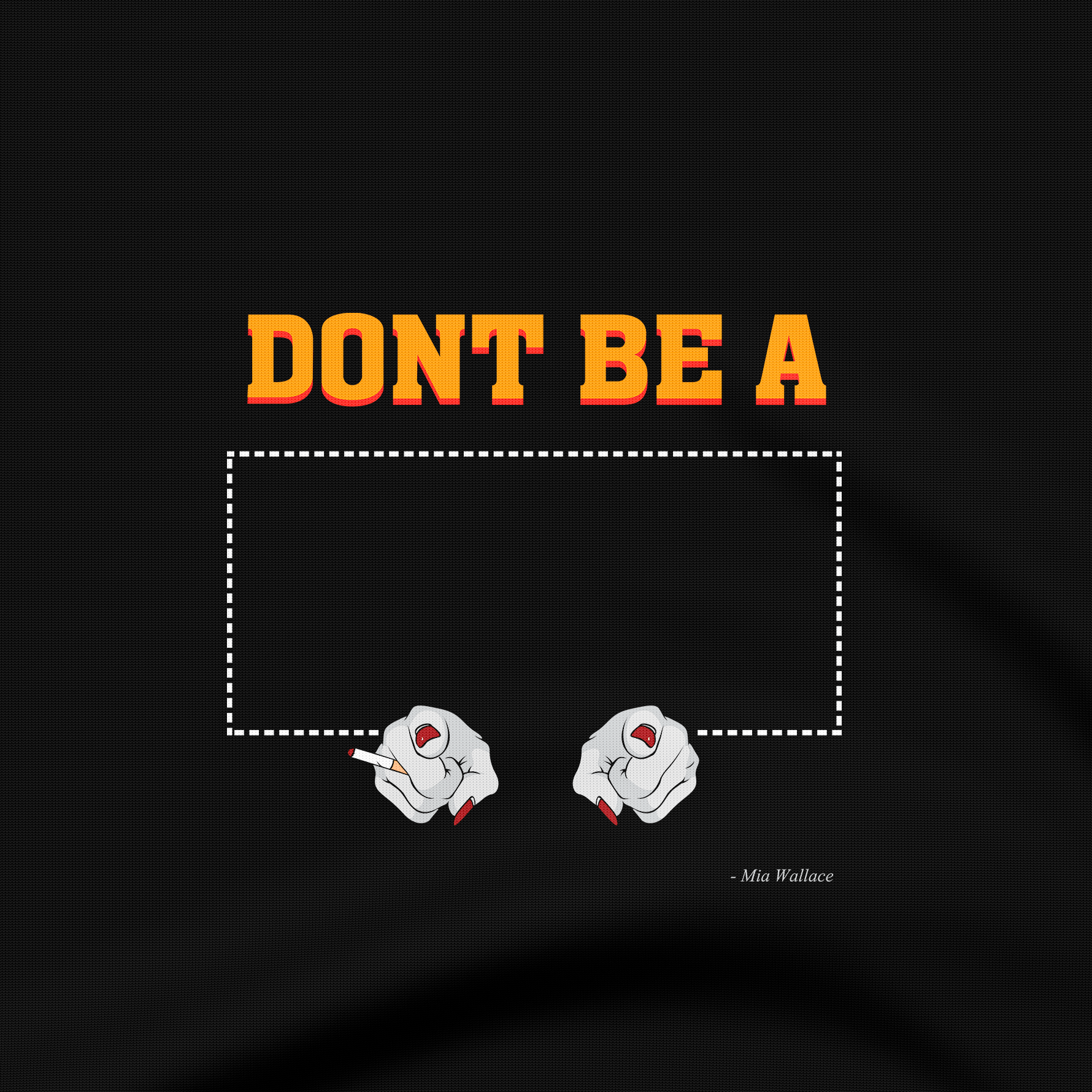 Dont Be A Square - Sweatshirt - The Films Point