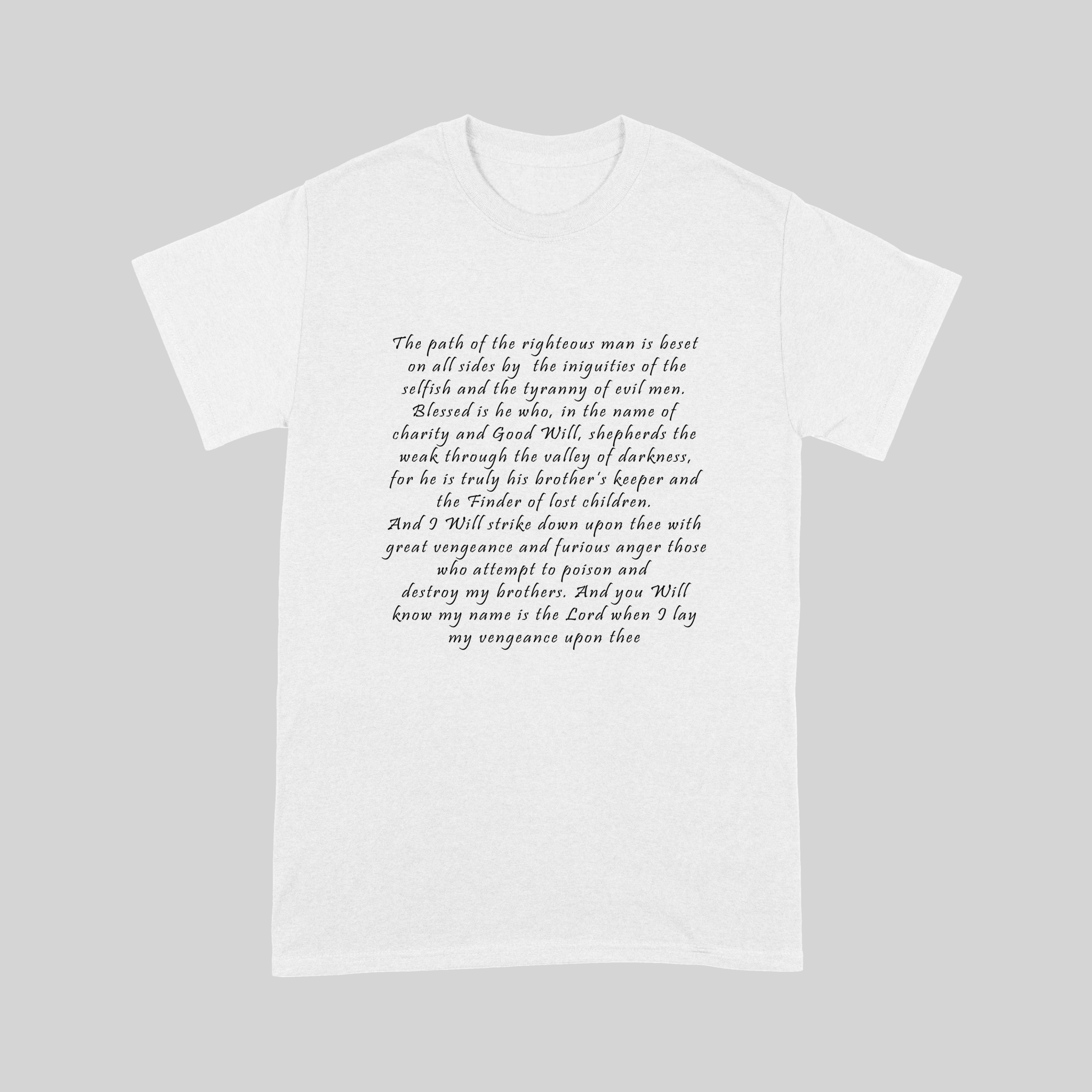 Ezekiel 25:17 Pulp Fiction - T-Shirt - The Films Point