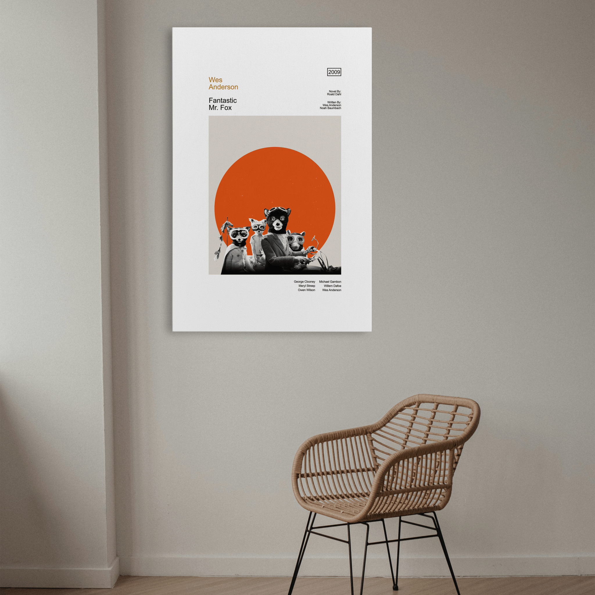 Fantastic Mr Fox - Canvas Art - The Films Point