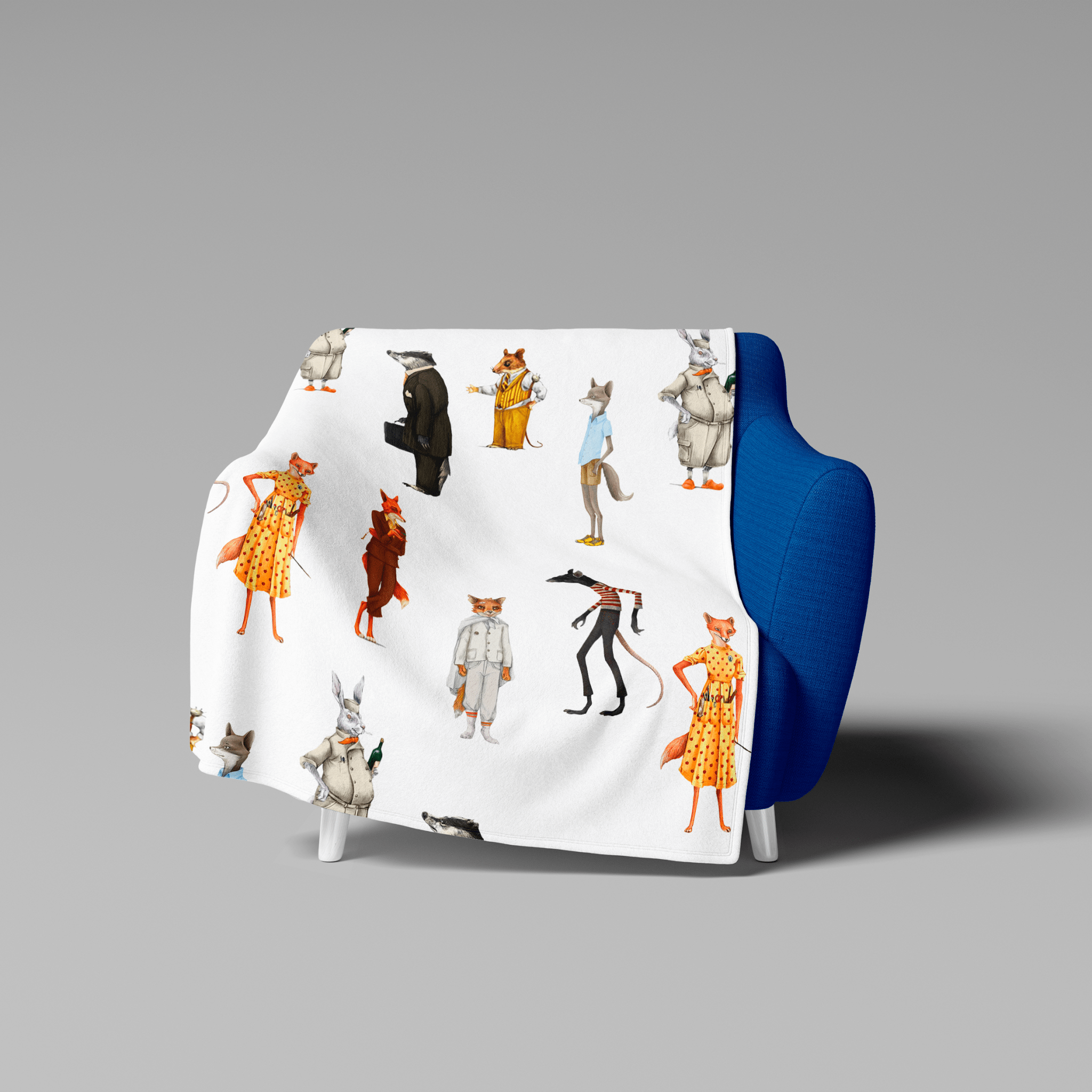 Fantastic Mr Fox family - Blanket - The Films Point
