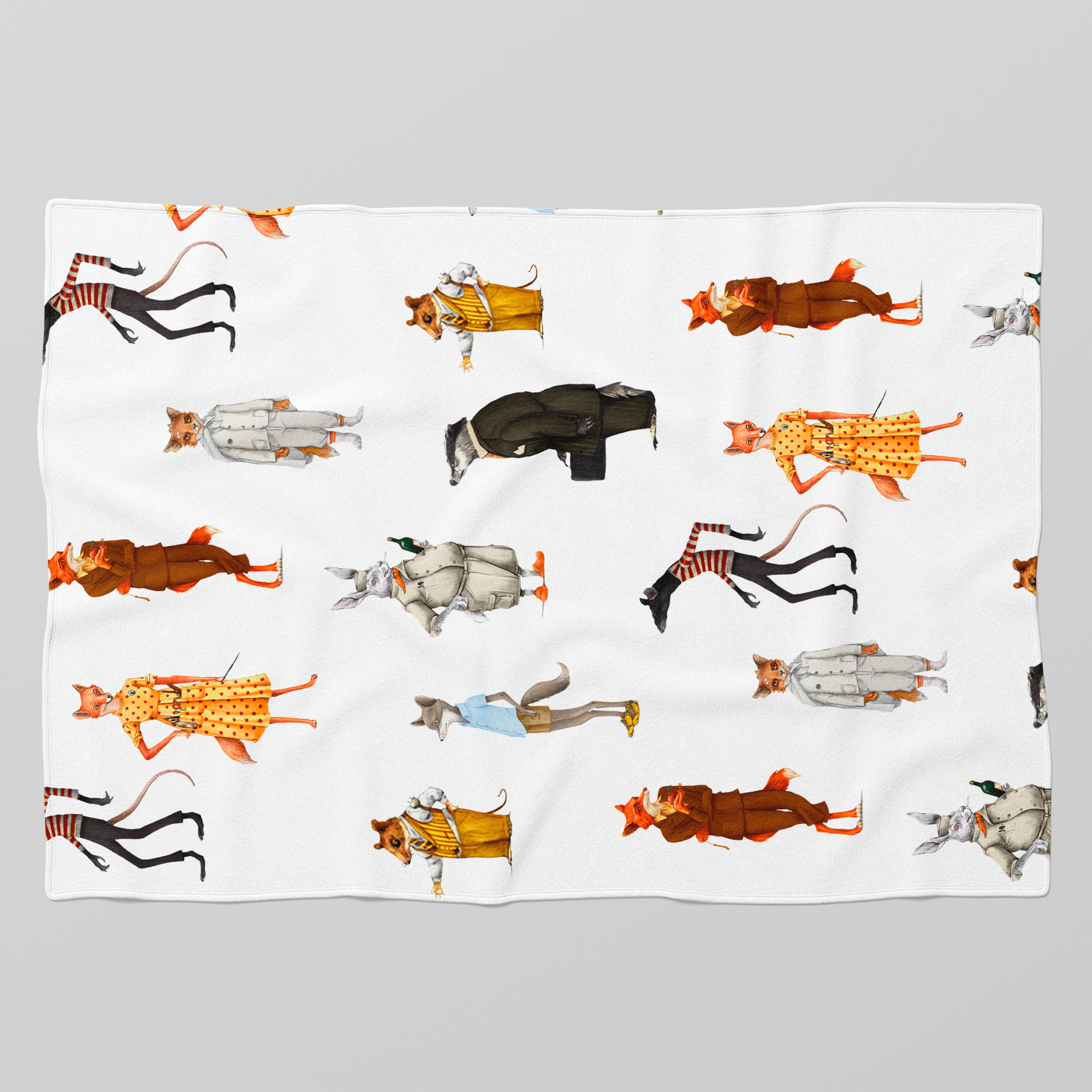Fantastic Mr Fox family - Blanket - The Films Point