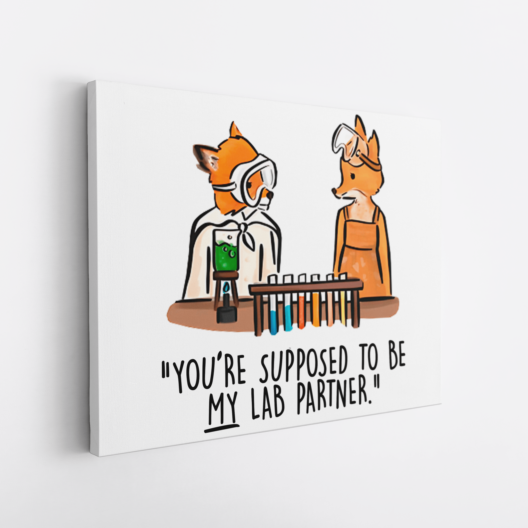 Fantastic Mr. Fox – Lab Partner Scene - Canvas Art - The Films Point