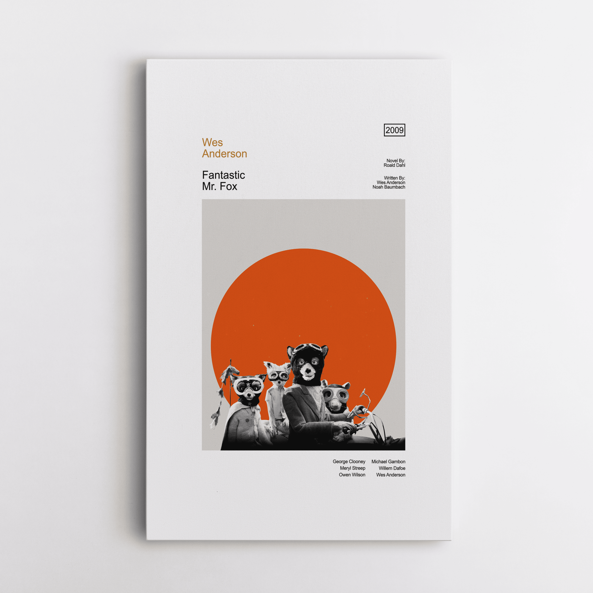 Fantastic Mr Fox - Canvas Art - The Films Point