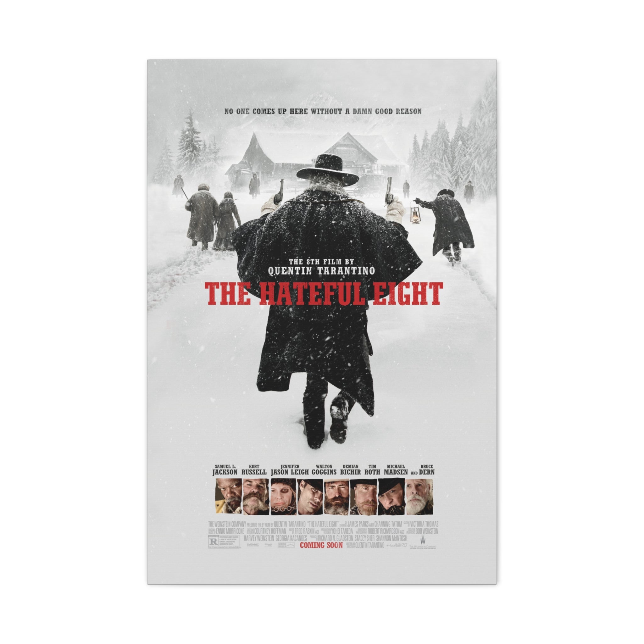 The Hateful Eight Movie Poster - Canvas Art - The Films Point