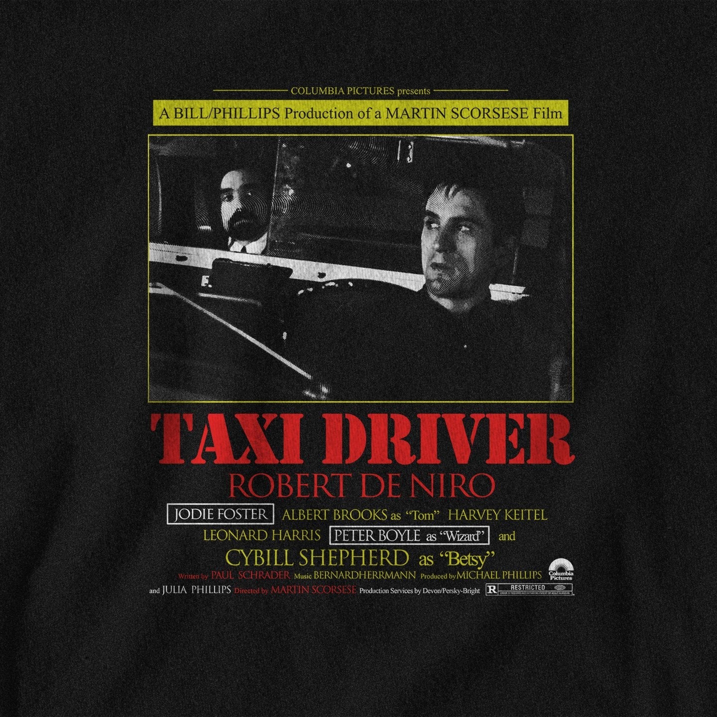 Taxi Driver Poster Style - T-Shirt