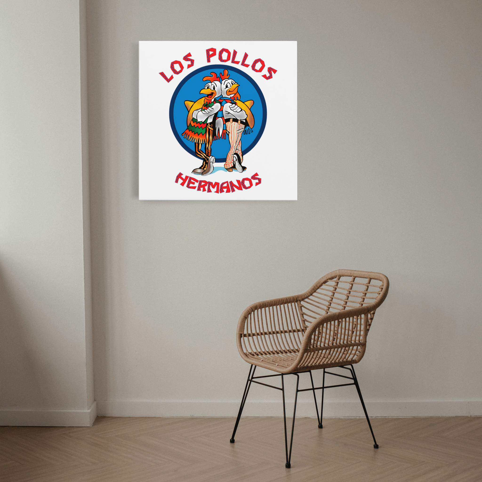 Los Pollos Hermanos Breaking Bad - Canvas Art - The Films Point